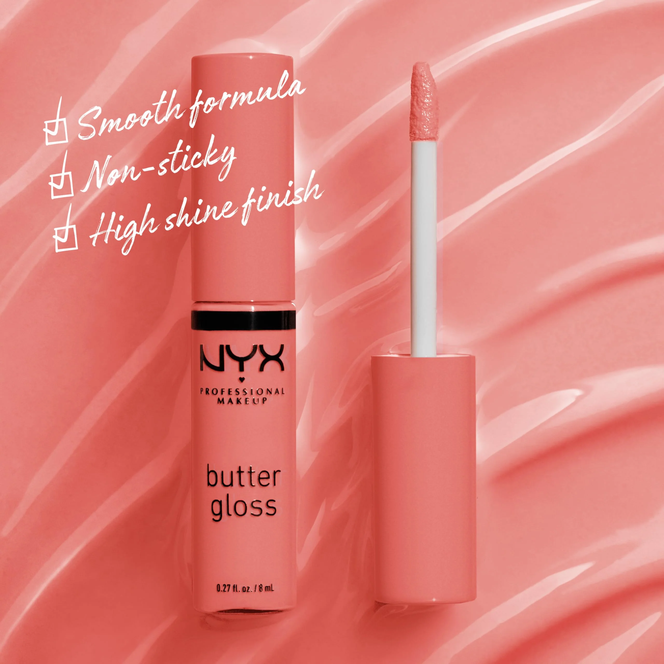NYX PROFESSIONAL MAKEUP Butter Gloss, Non-Sticky Lip Gloss - Creme Brulee (Natural) - Image 8