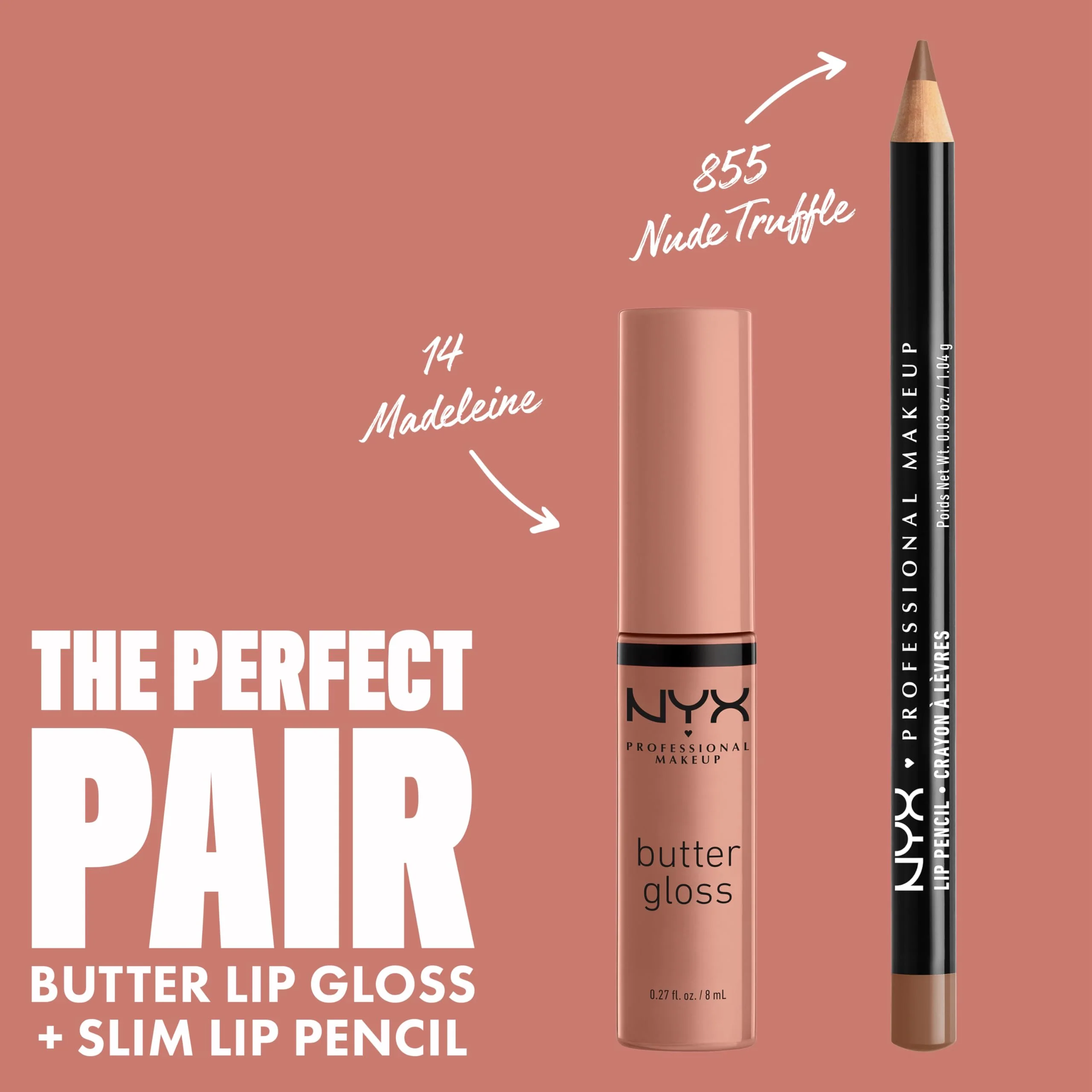 NYX PROFESSIONAL MAKEUP Butter Gloss, Non-Sticky Lip Gloss - Madeleine (Mid-Tone Nude) - Image 7