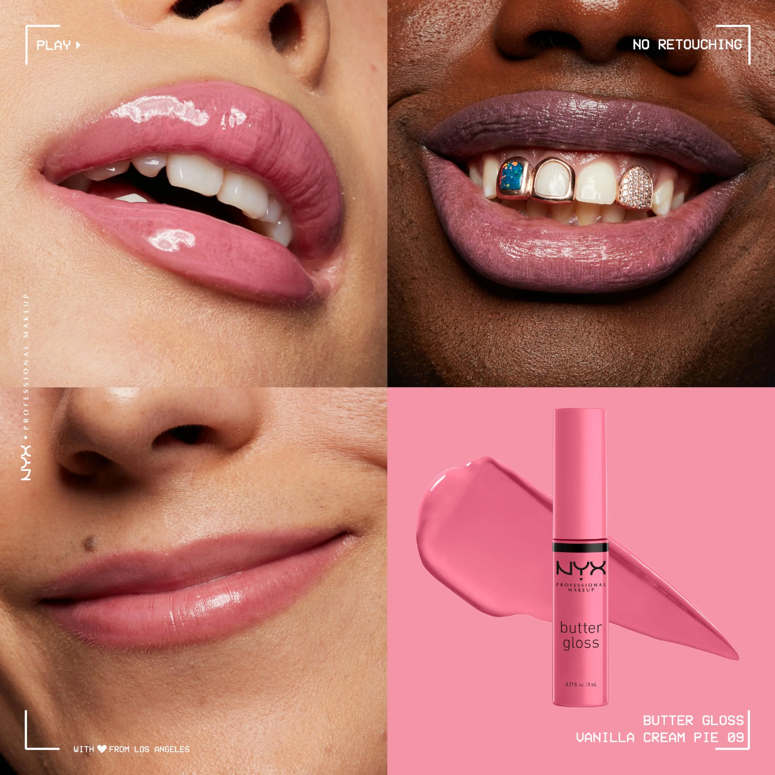 NYX PROFESSIONAL MAKEUP Butter Gloss, Non-Sticky Lip Gloss - Vanilla Cream Pie (Mauve) - Image 7