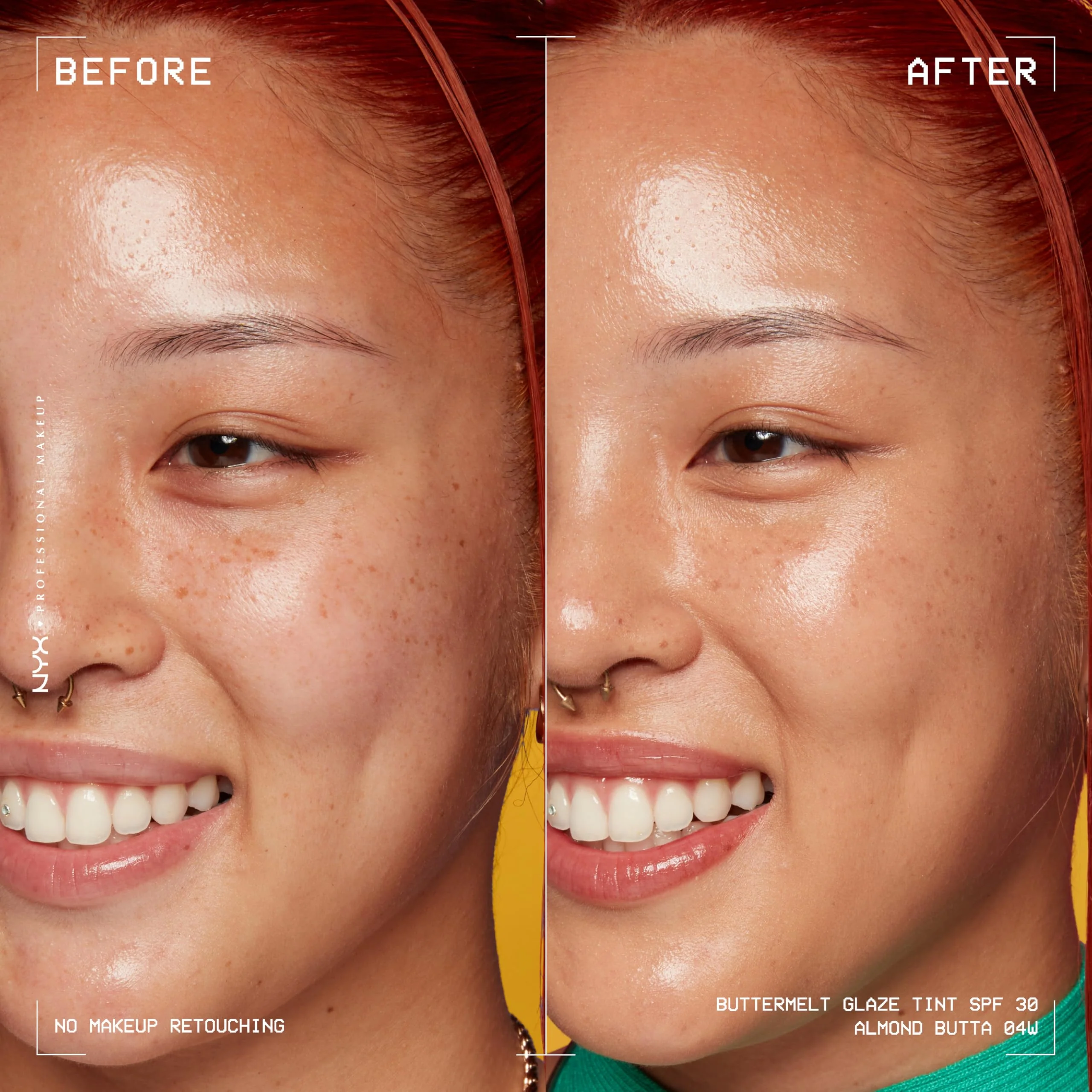 NYX PROFESSIONAL MAKEUP Buttermelt Glaze Soft Glow Skin Tint + SPF 30, Up To 12HR Wear, 04 Almond Butta - Image 9