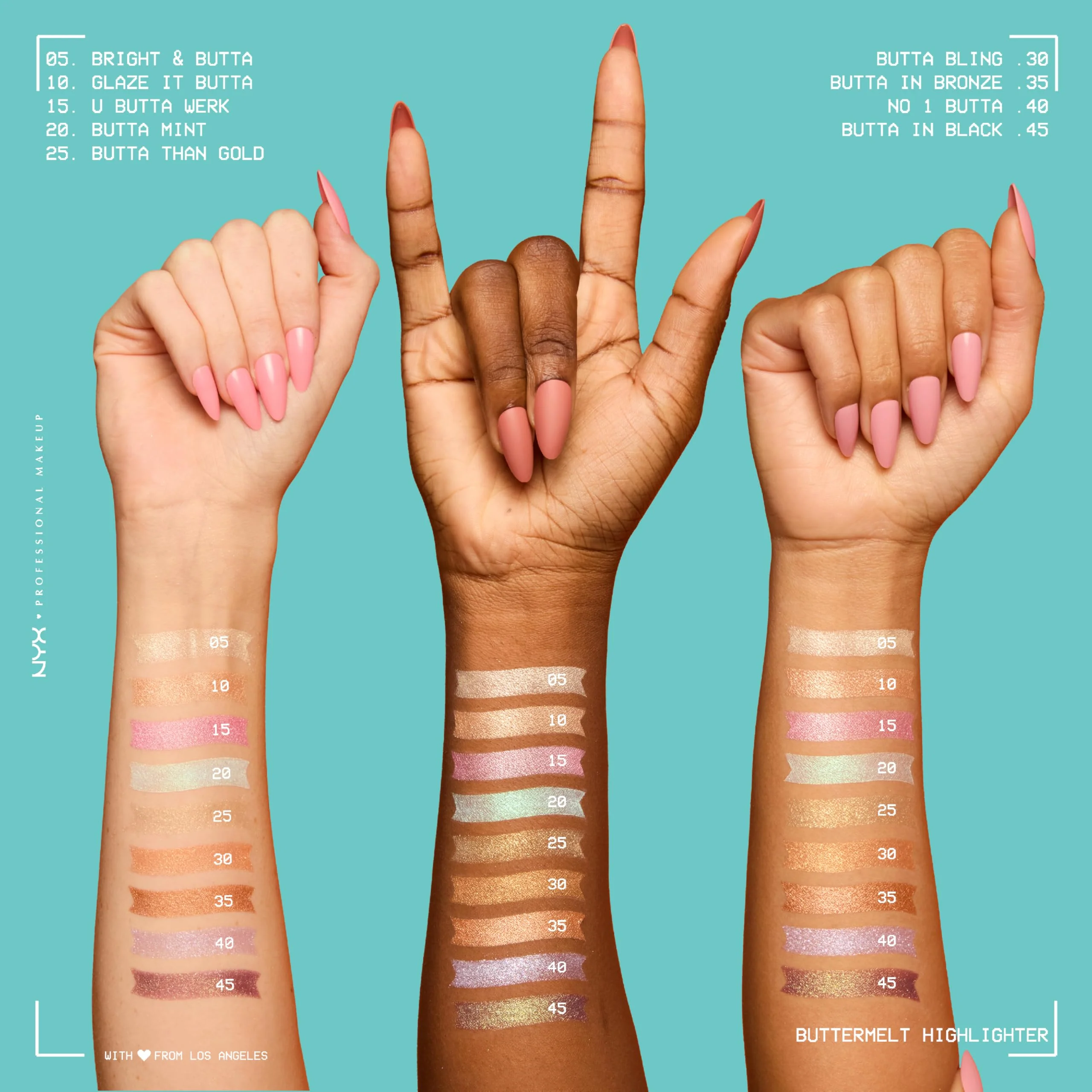 NYX PROFESSIONAL MAKEUP Buttermelt Highlighter, Powder Highlighter Makeup, With Up to 12H Wear and High Impact Glow - 10 Glaze It Butta (Light Bronze) - Image 9