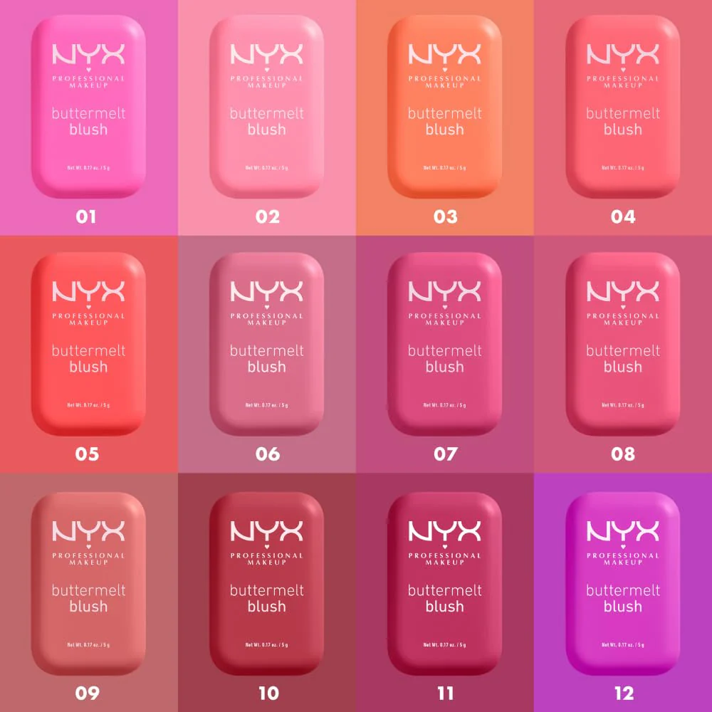 NYX PROFESSIONAL MAKEUP Buttermelt Powder Blush, Fade and Transfer-Resistant Blush, Up to 12HR Make Up Wear, Vegan Formula - My Butta Half - Image 10