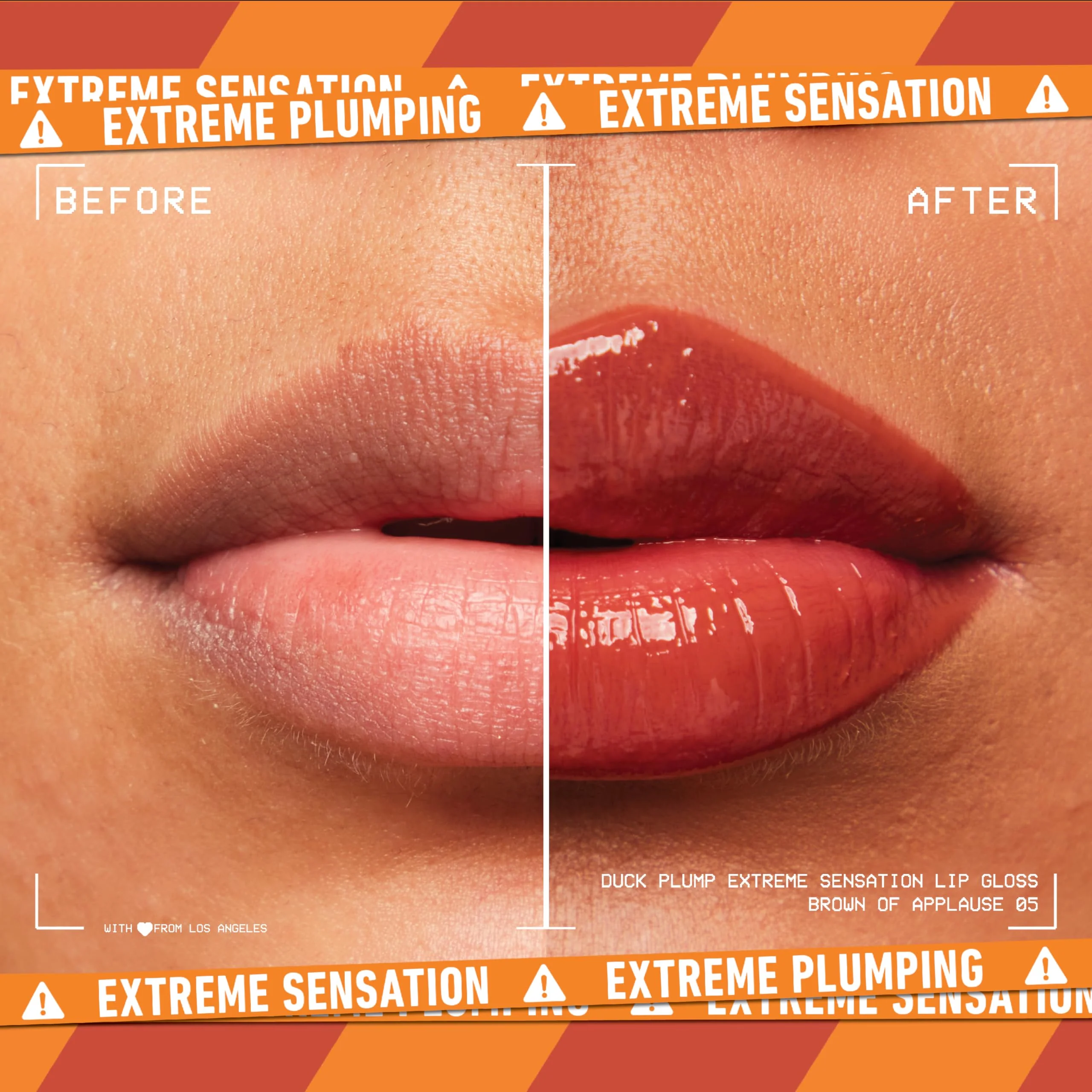 NYX PROFESSIONAL MAKEUP Duck Plump High Pigment Lip Gloss, Lip Plumper Gloss with Spicy Ginger - Brown Of Applause - Image 7
