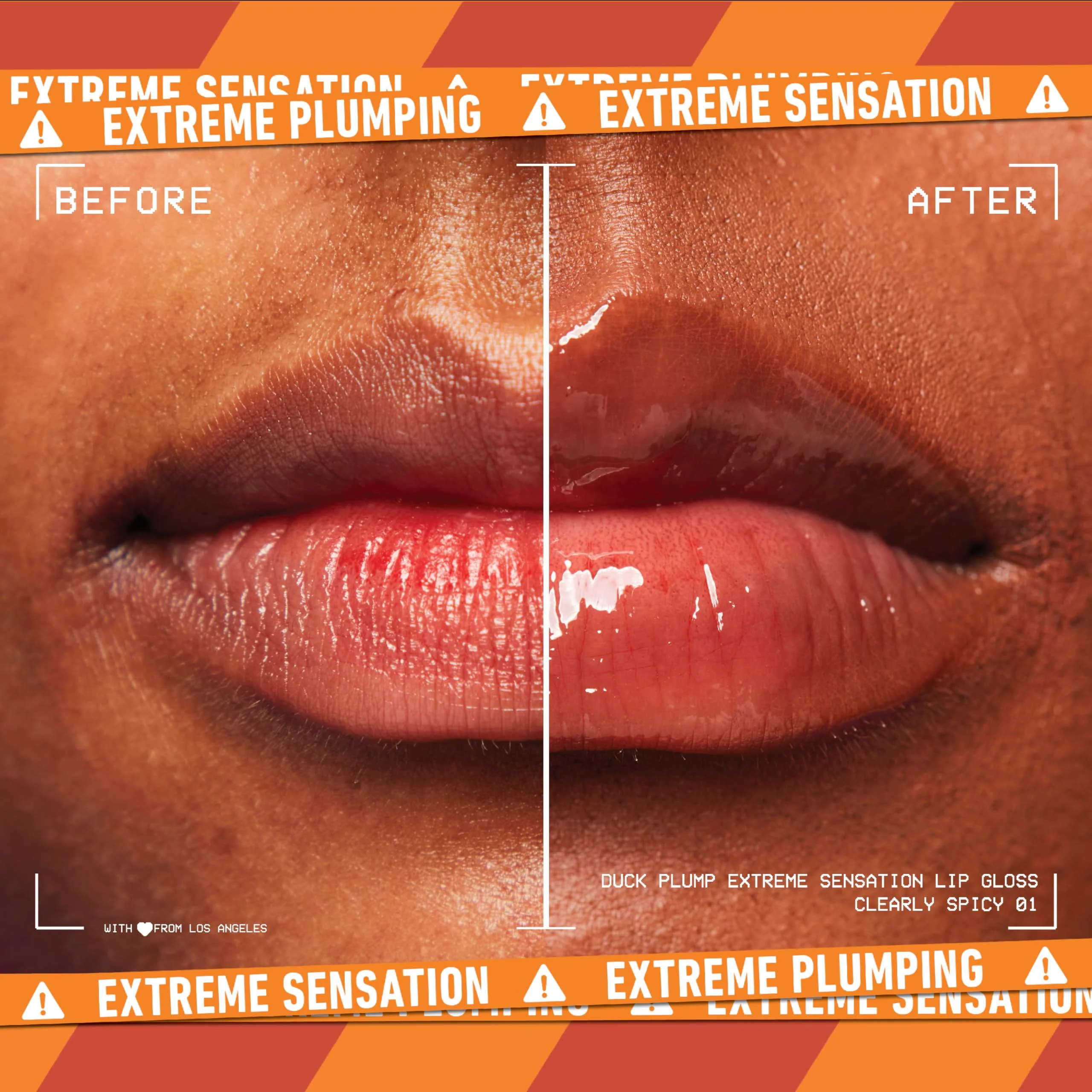 NYX PROFESSIONAL MAKEUP Duck Plump High Pigment Lip Gloss, Lip Plumper Gloss with Spicy Ginger - Clearly Spicy - Image 7