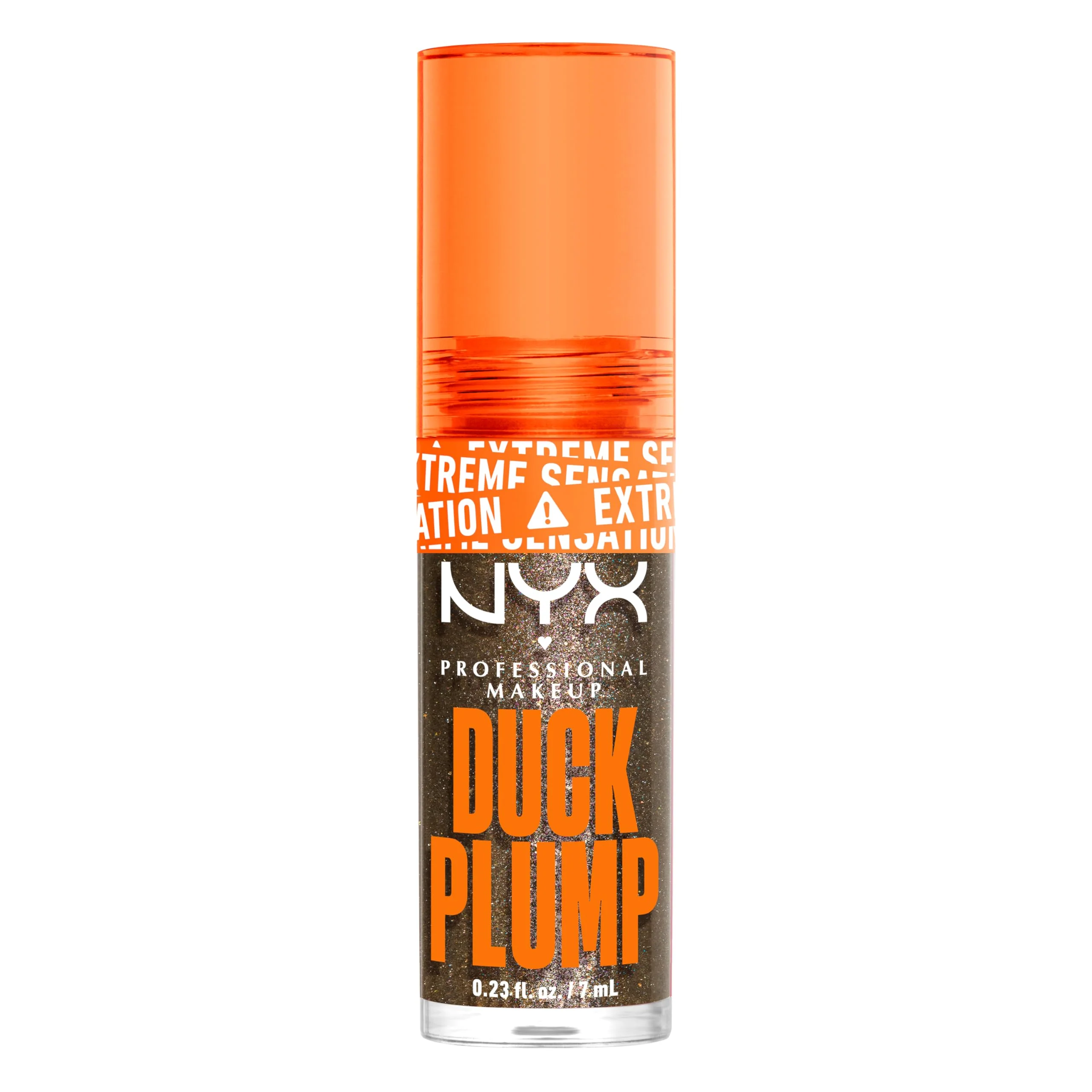NYX PROFESSIONAL MAKEUP Duck Plump High Pigment Lip Gloss, Lip Plumper Gloss with Spicy Ginger - Onyxpected - Image 3