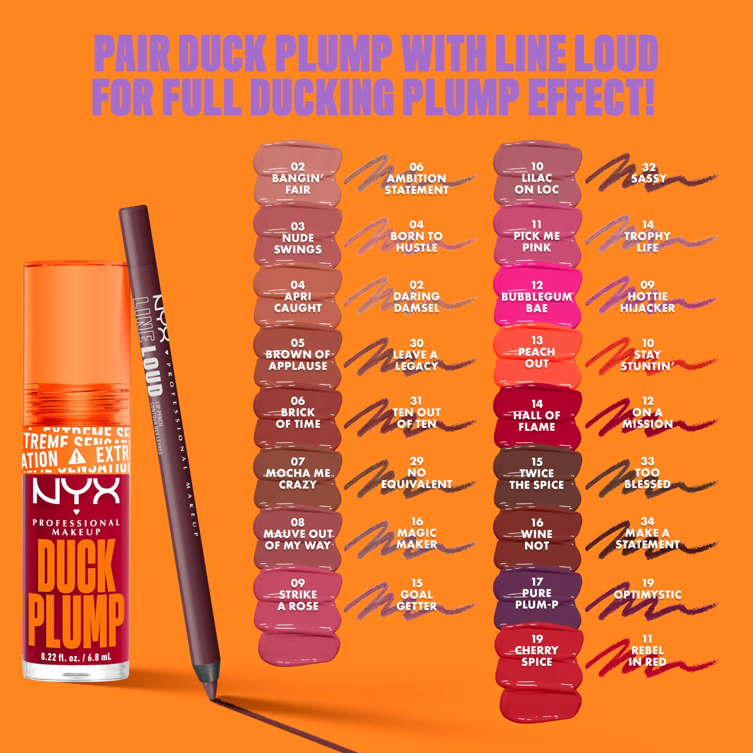 NYX PROFESSIONAL MAKEUP Duck Plump High Pigment Plumping Lip Gloss with Spicy Ginger, Vegan Lip Makeup - Pick Me Pink (Soft Rose Pink) - Image 3