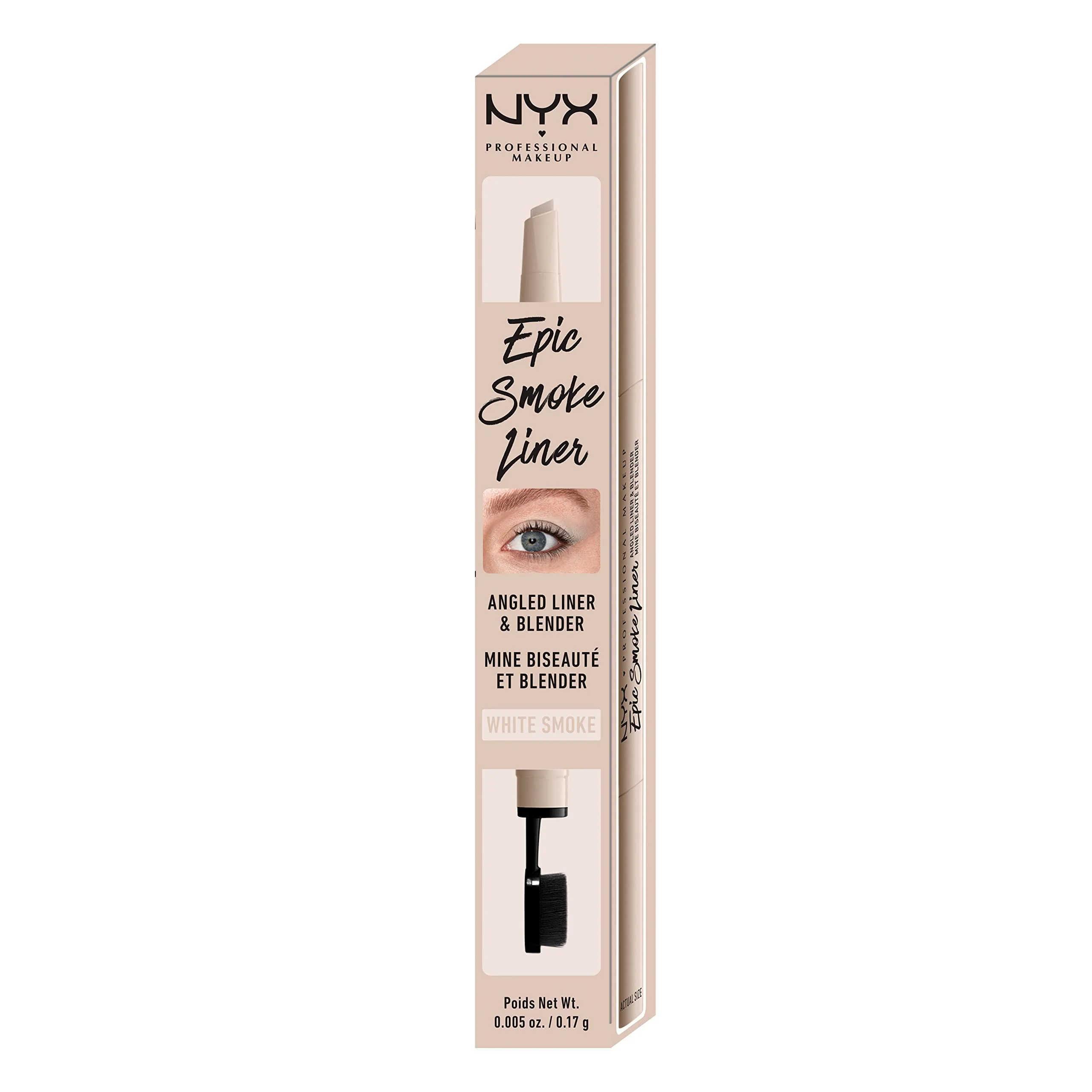 NYX PROFESSIONAL MAKEUP Epic Smoke Liner, Vegan Smokey Eyeliner - White Smoke (Off White Cream) - Image 3