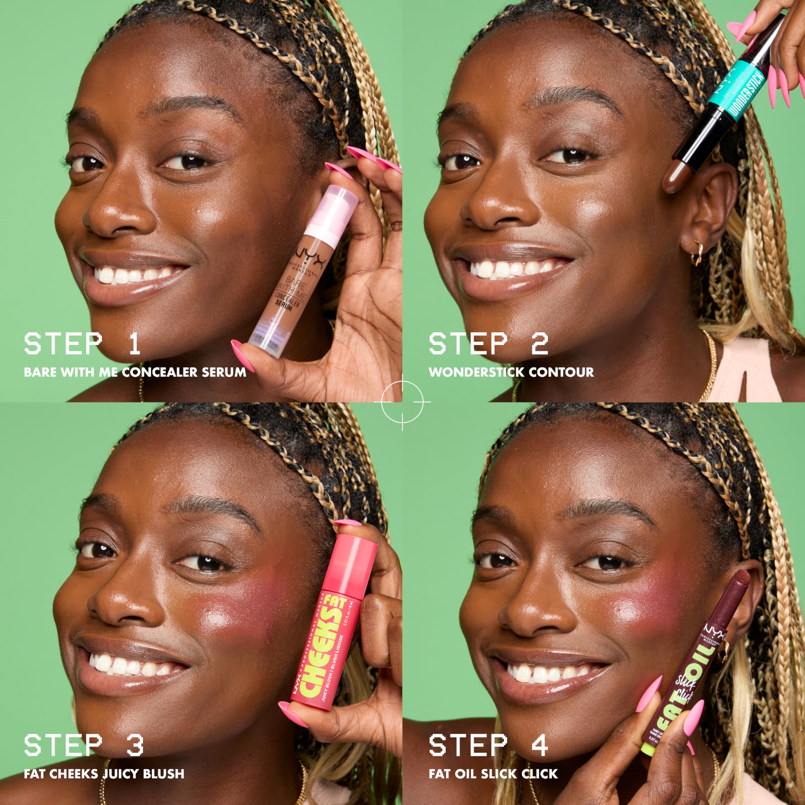NYX PROFESSIONAL MAKEUP Fat Cheeks Liquid Blush, Buildable, Dewy Blush with Long-Lasting 12HR Wear - Fig Fizz (Soft Peach) - Image 3