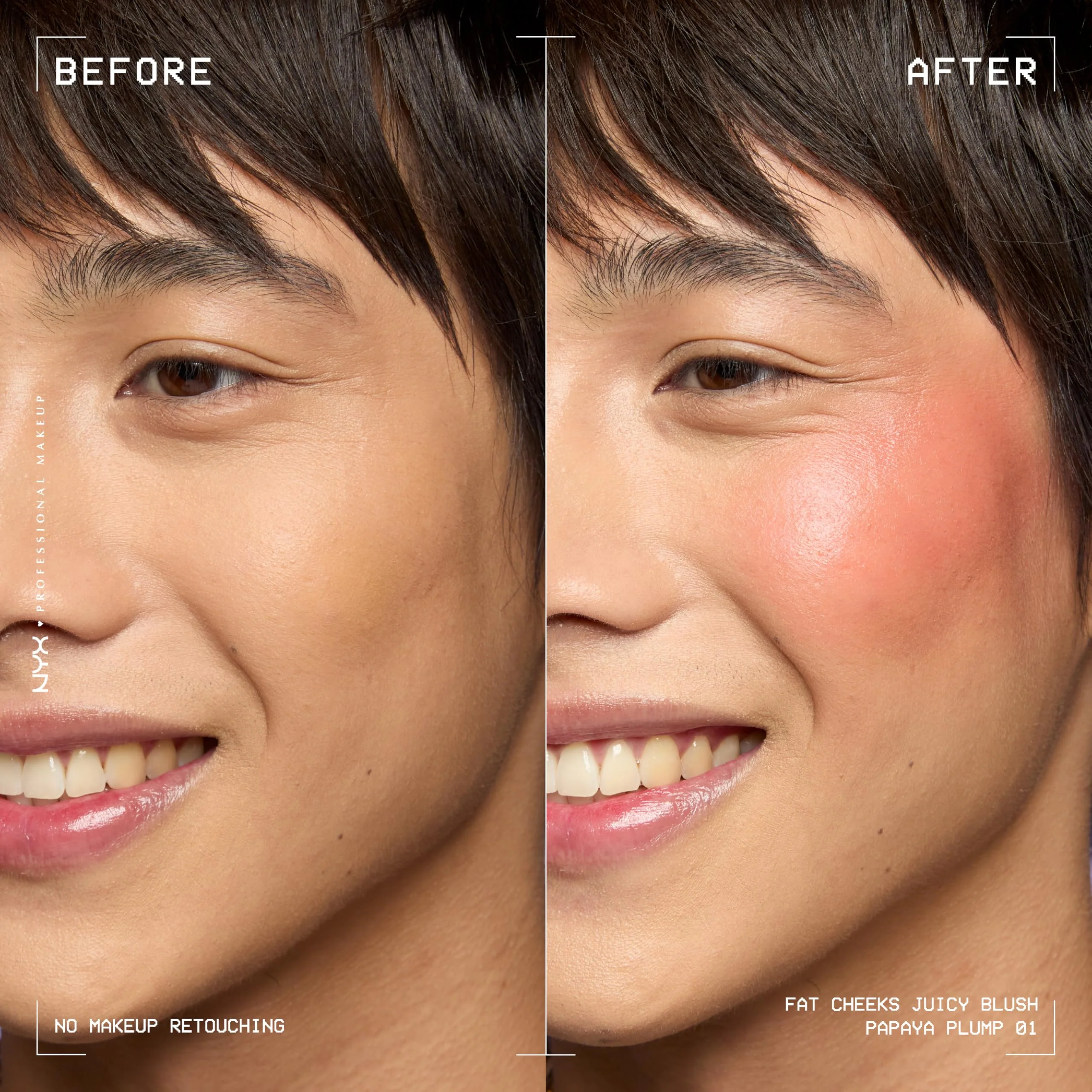 NYX PROFESSIONAL MAKEUP Fat Cheeks Liquid Blush, Buildable, Dewy Blush with Long-Lasting 12HR Wear - Papaya Plump (Soft Rose) - Image 8