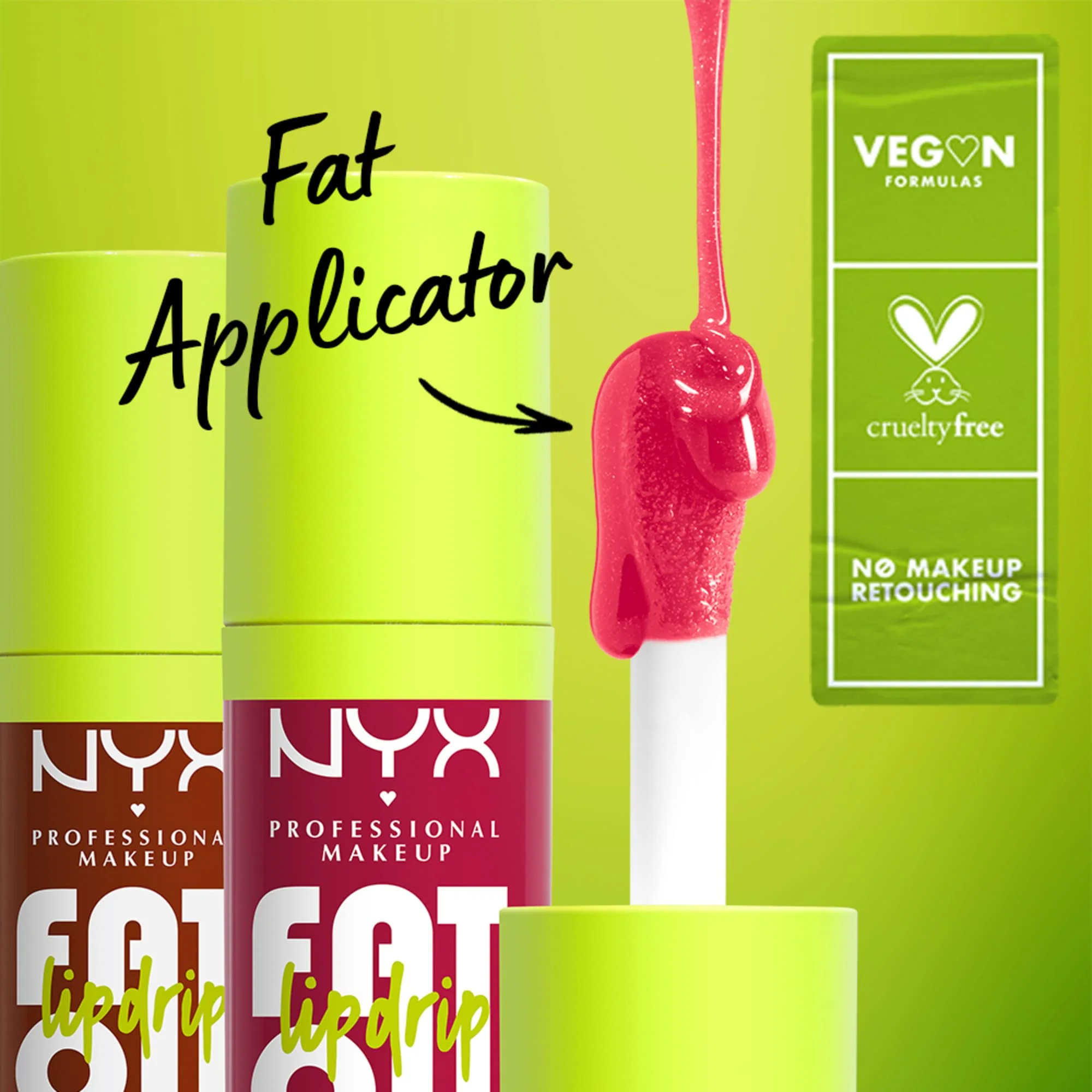NYX PROFESSIONAL MAKEUP Fat Oil Lip Drip, Moisturizing Lip Oil Gloss, Vegan Tinted Formula, Up to 12 HR Hydration - Missed Call (Sheer Pink) - Image 3