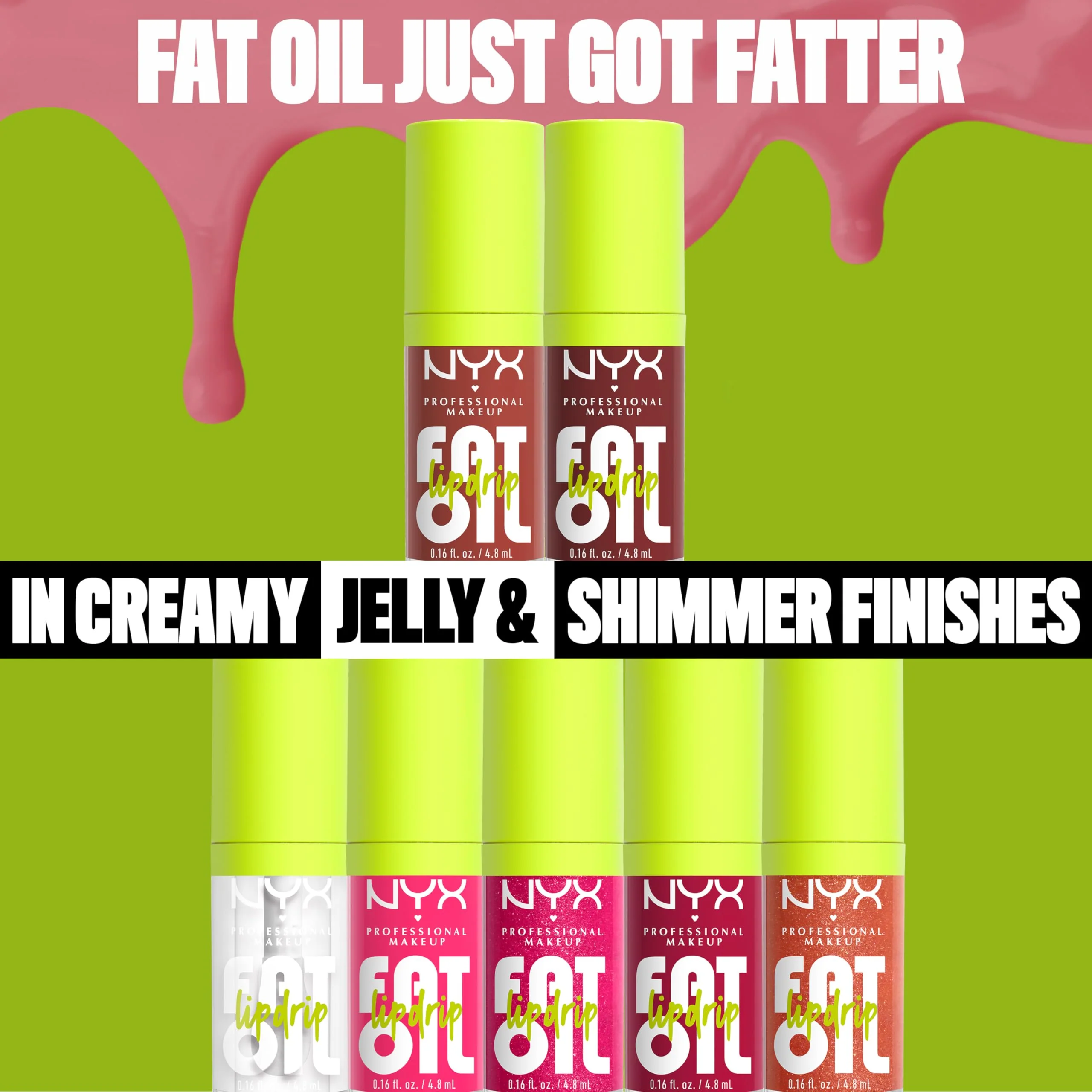 NYX PROFESSIONAL MAKEUP Fat Oil Lip Drip, Moisturizing, Shiny and Vegan Tinted Lip Gloss - Splash of Cream (Honey Nude) - Image 4