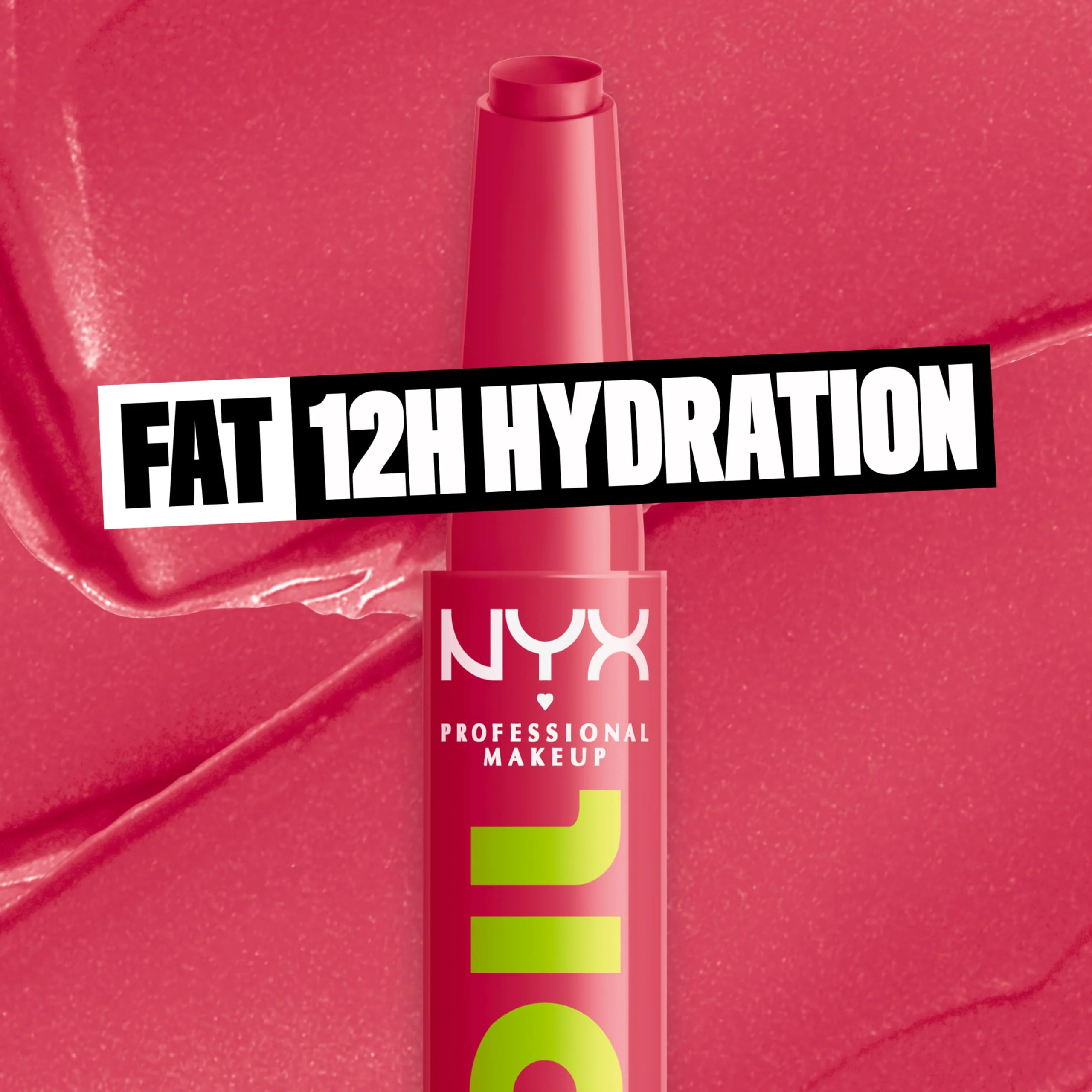 NYX PROFESSIONAL MAKEUP Fat Oil Slick Click, Lightweight, Buildable, Pigmented Vegan Lip Balm - Double Tap - Image 7