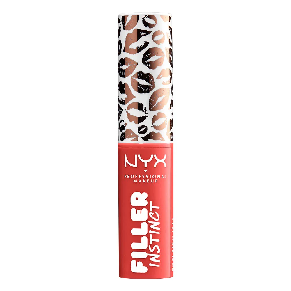 NYX PROFESSIONAL MAKEUP Filler Instinct Plumping Lip Color, Lip Balm - Besos (Coral Red) - Image 7