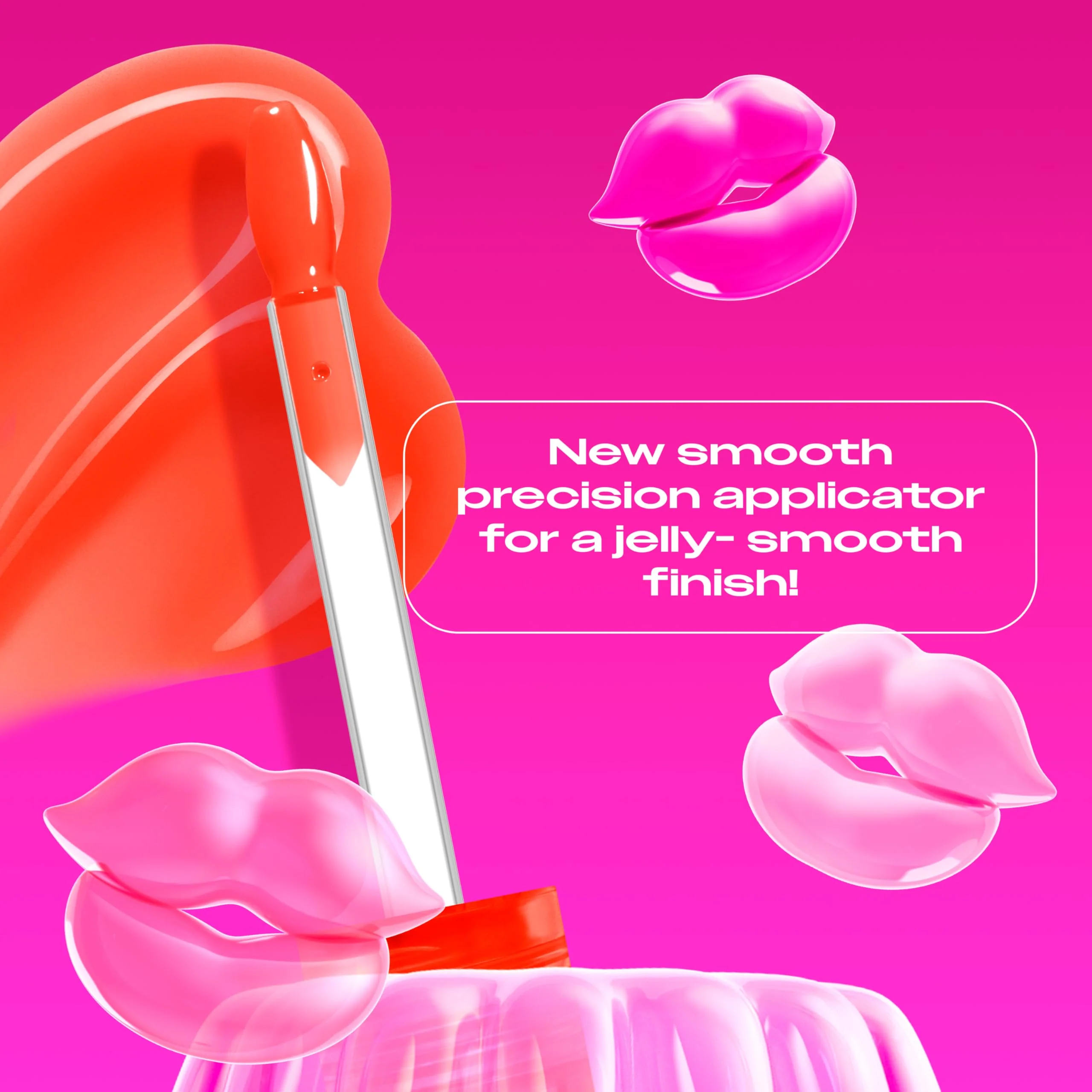NYX PROFESSIONAL MAKEUP Jelly Job Lip Gloss, Lip Tint Gloss with Full-Bodied, Smoothing, and Hyper-Glossy Shine - Orange Ya Jelly? (Tangerine) - Image 8