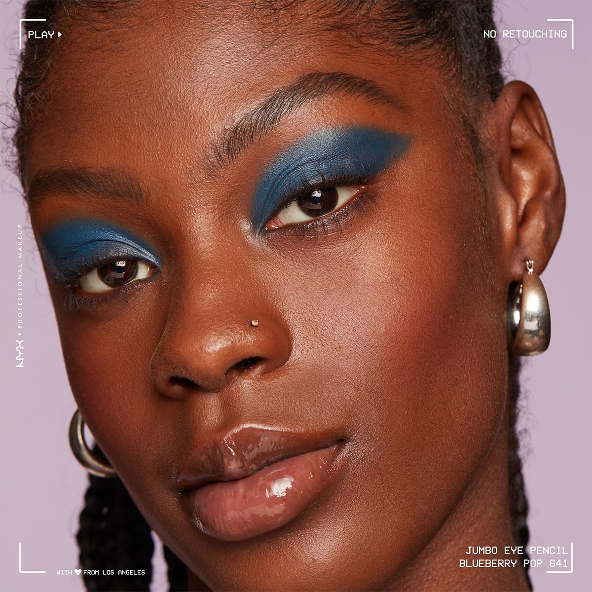 NYX PROFESSIONAL MAKEUP Jumbo Eye Pencil, Blendable Eyeshadow Stick & Eyeliner Pencil - Blueberry Pop (Blue) - Image 6