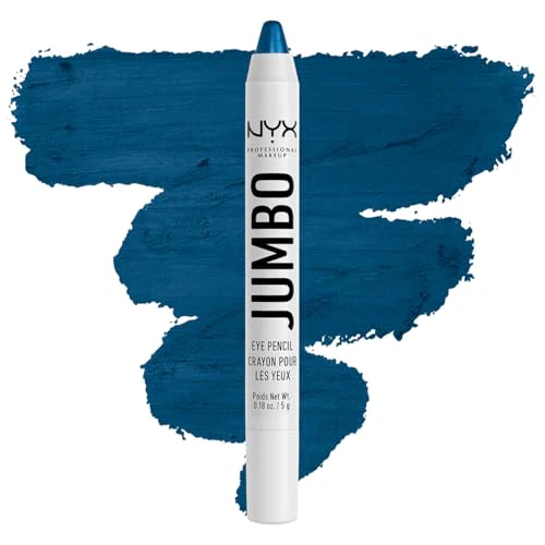 NYX PROFESSIONAL MAKEUP Jumbo Eye Pencil, Blendable Eyeshadow Stick & Eyeliner Pencil - Blueberry Pop (Blue) - Image 8
