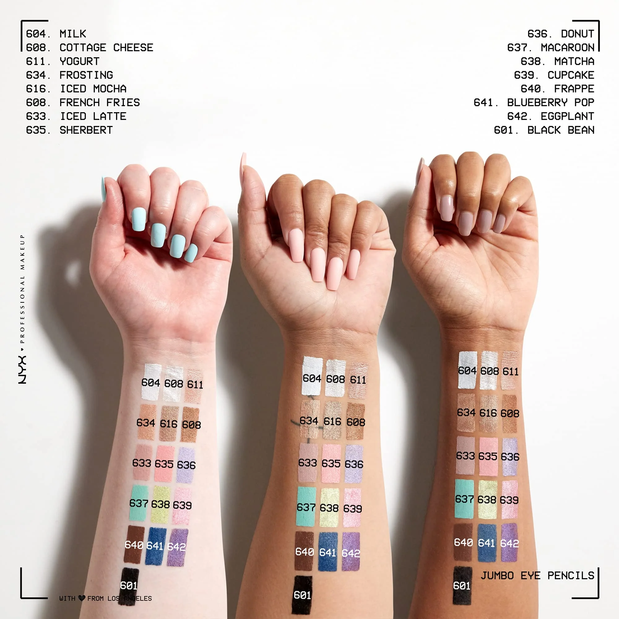NYX PROFESSIONAL MAKEUP Jumbo Eye Pencil, Blendable Eyeshadow Stick & Eyeliner Pencil - Iced Mocha - Image 5
