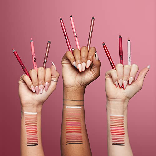 NYX PROFESSIONAL MAKEUP Line Loud Lip Liner, Longwear and Pigmented Lip Pencil with Jojoba Oil & Vitamin E - Rebel Kind (Chocolate Brown) - Image 2