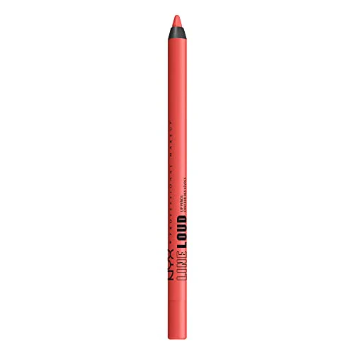 NYX PROFESSIONAL MAKEUP Line Loud Lip Liner, Longwear and Pigmented Lip Pencil with Jojoba Oil & Vitamin E - Stay Stuntin' (Midtone Bright Orange) - Image 3