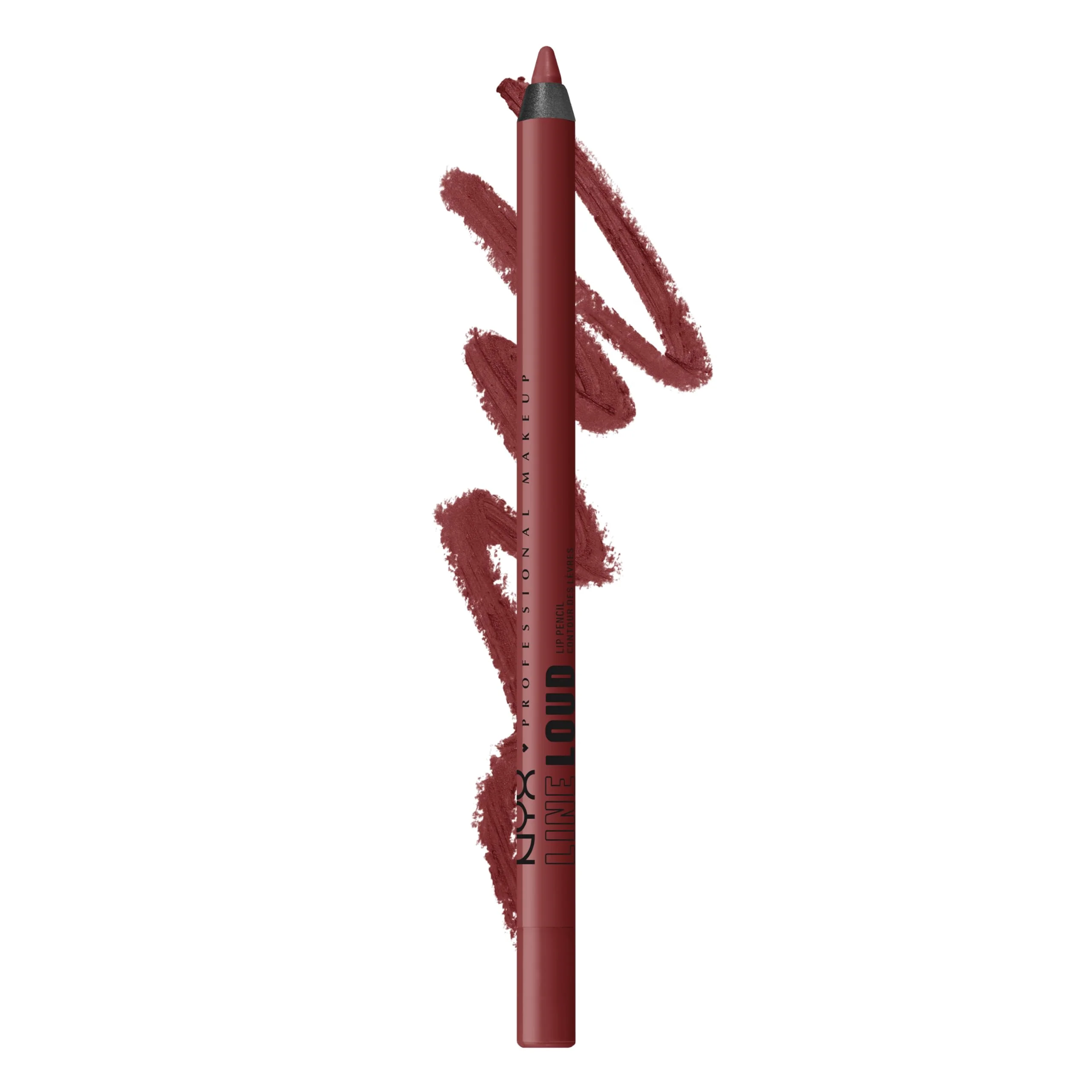 NYX PROFESSIONAL MAKEUP Line Loud Lip Liner, Longwear and Pigmented Lip Pencil with Jojoba Oil & Vitamin E - Ten Out Of Ten