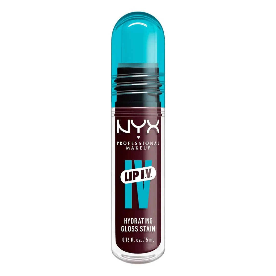 NYX PROFESSIONAL MAKEUP Lip IV Hydrating Glossy Lip Stain with 12HR Hydration - Mauve N Moist (Purple) - Image 11