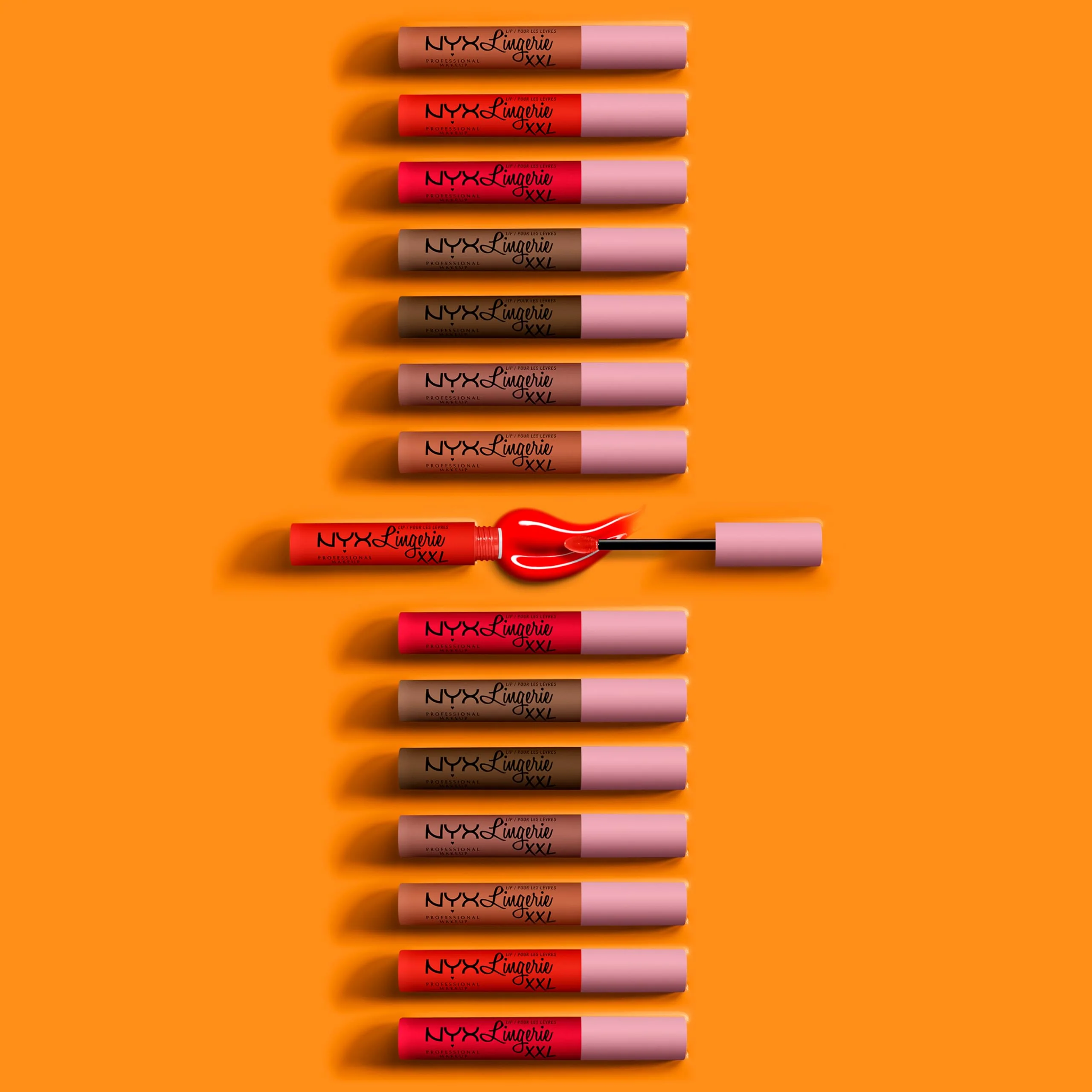 NYX PROFESSIONAL MAKEUP Lip Lingerie XXL Matte Liquid Lipstick - On Fuego (Fire Red) - Image 2