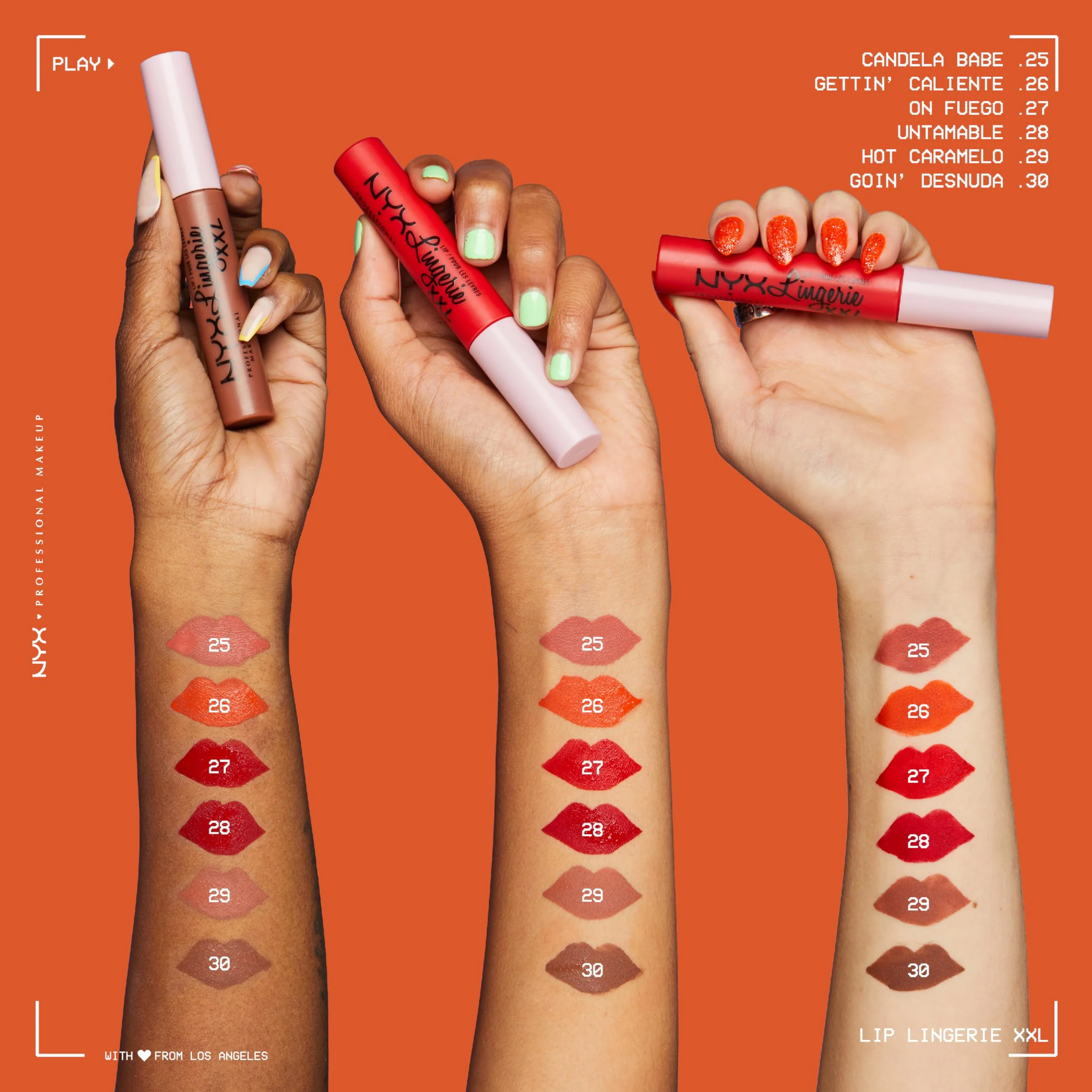 NYX PROFESSIONAL MAKEUP Lip Lingerie XXL Matte Liquid Lipstick - On Fuego (Fire Red) - Image 3