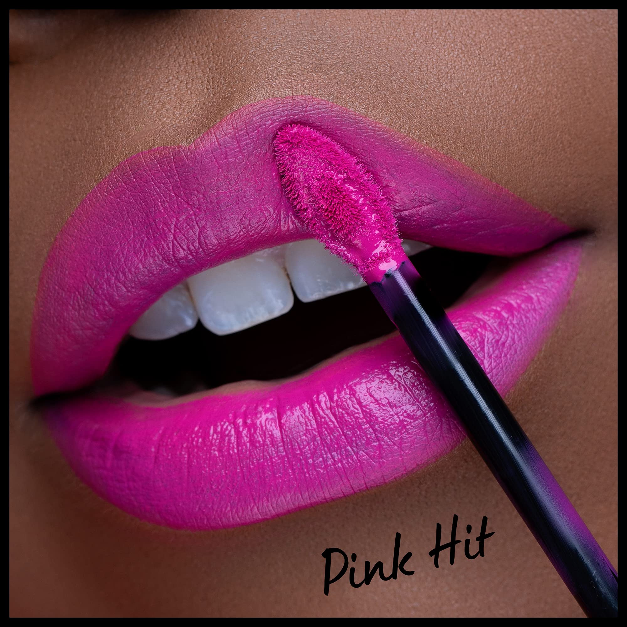 NYX PROFESSIONAL MAKEUP Lip Lingerie XXL Matte Liquid Lipstick - Pink Hit (Cool Toned Hot Pink) - Image 5