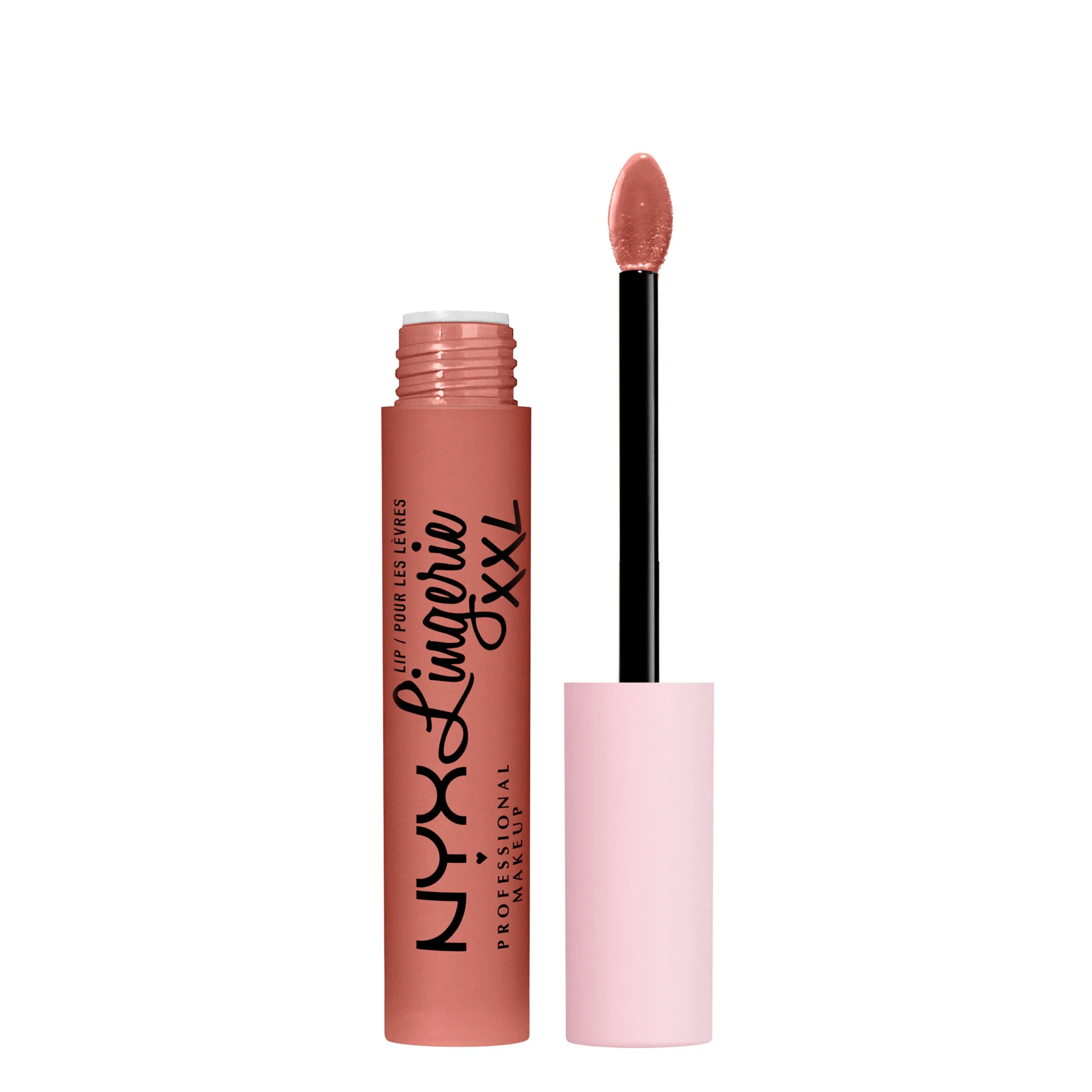 NYX PROFESSIONAL MAKEUP Lip Lingerie XXL Matte Liquid Lipstick - Turn-On (Peach Nude)