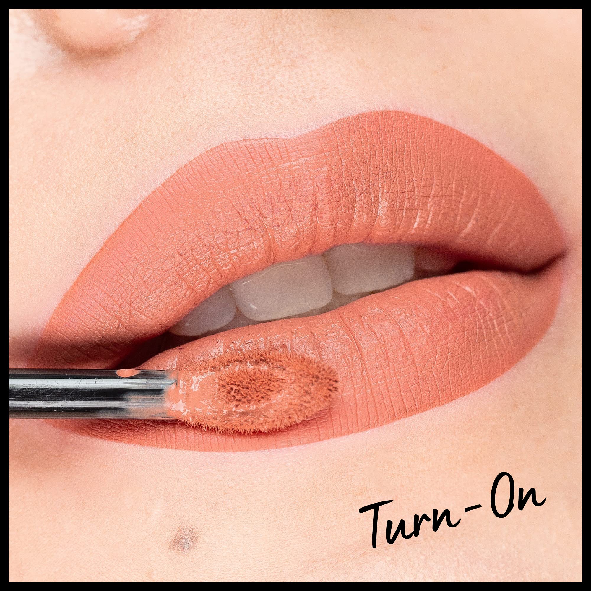 NYX PROFESSIONAL MAKEUP Lip Lingerie XXL Matte Liquid Lipstick - Turn-On (Peach Nude) - Image 5