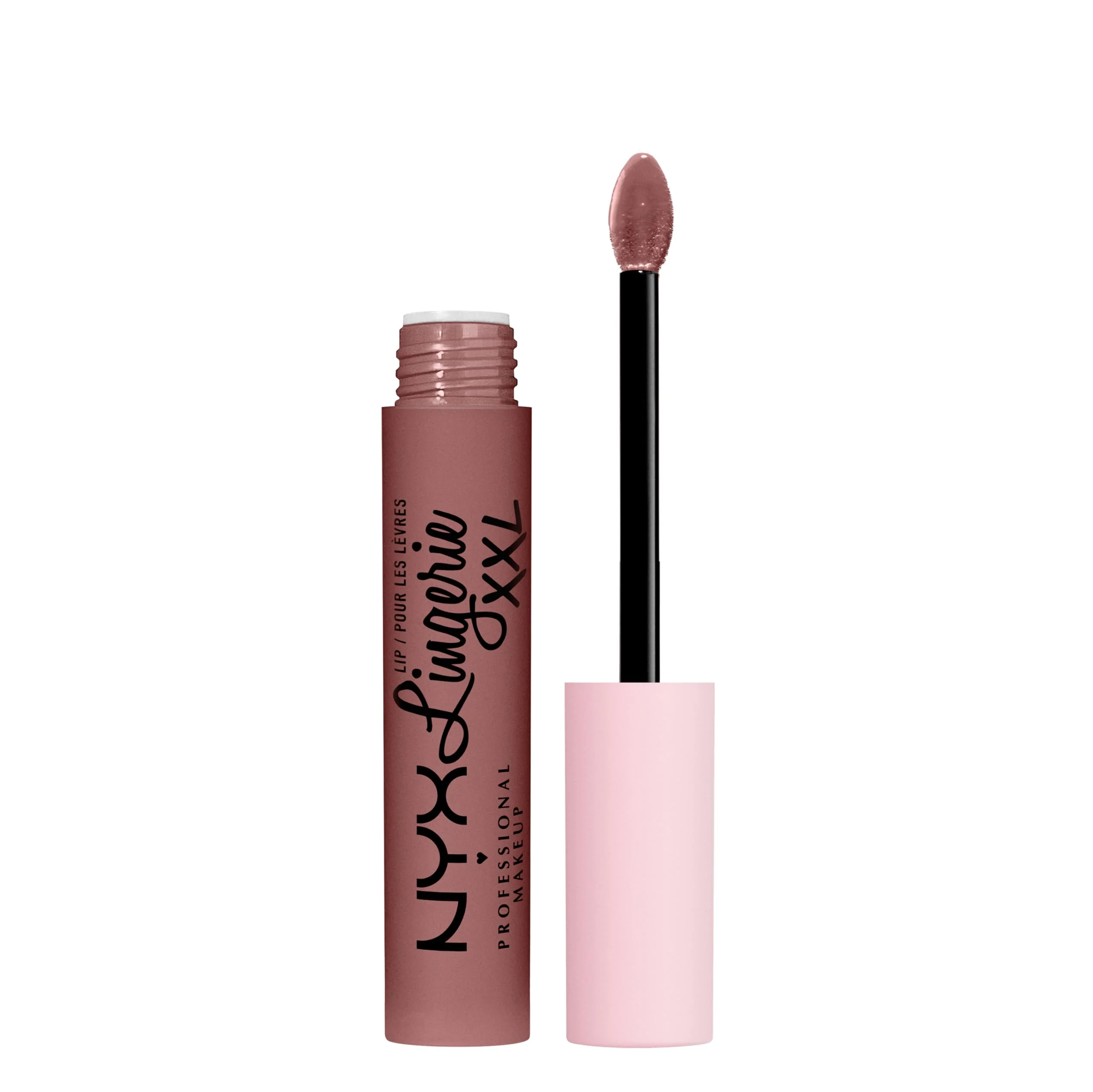 NYX PROFESSIONAL MAKEUP Lip Lingerie XXL Matte Liquid Lipstick - Unhooked (Grey Toned Beige)