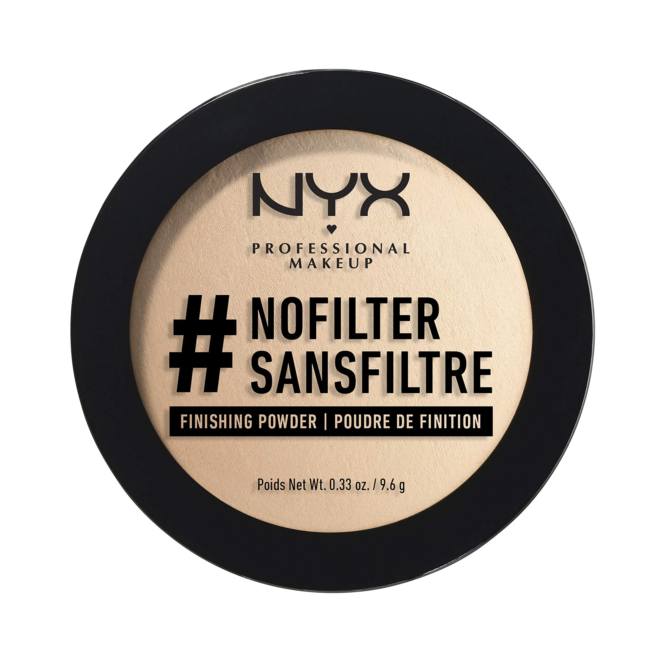 NYX PROFESSIONAL MAKEUP #NoFilter Finishing Powder, Pressed Setting Powder - Porcelain
