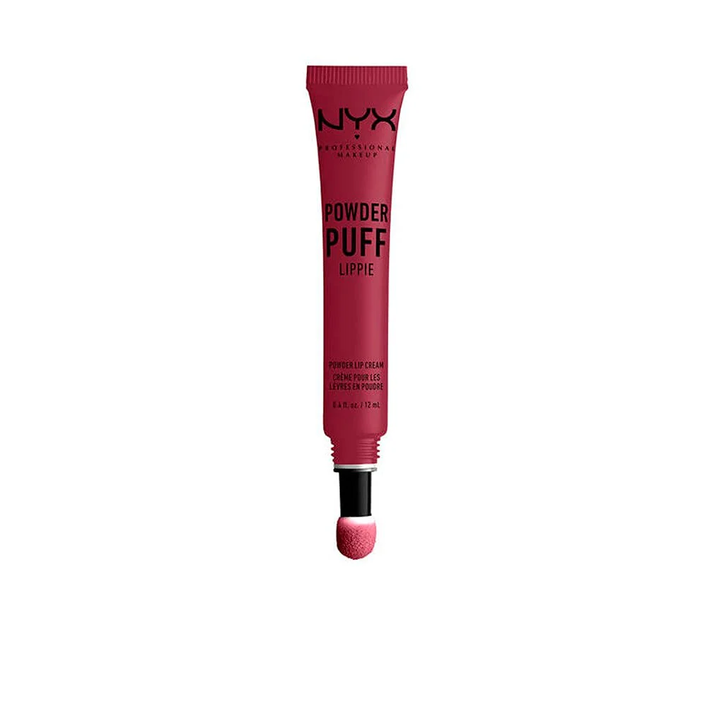 NYX PROFESSIONAL MAKEUP Powder Puff Lippie Lip Cream, Liquid Lipstick - Prank Call (Burgundy)