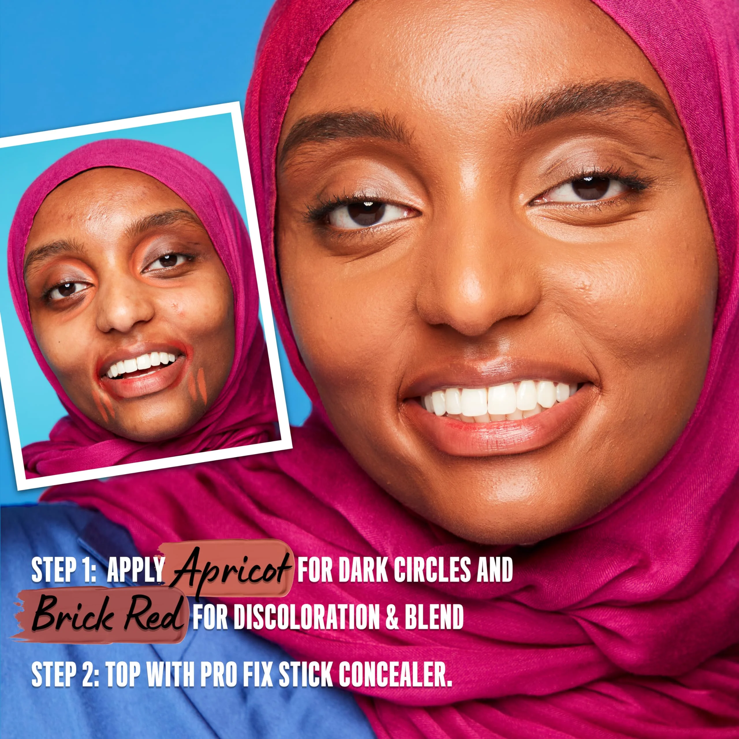 NYX PROFESSIONAL MAKEUP Pro Fix Stick Correcting Concealer, Buildable Medium Coverage Concealer Stick - Apricot - Image 4
