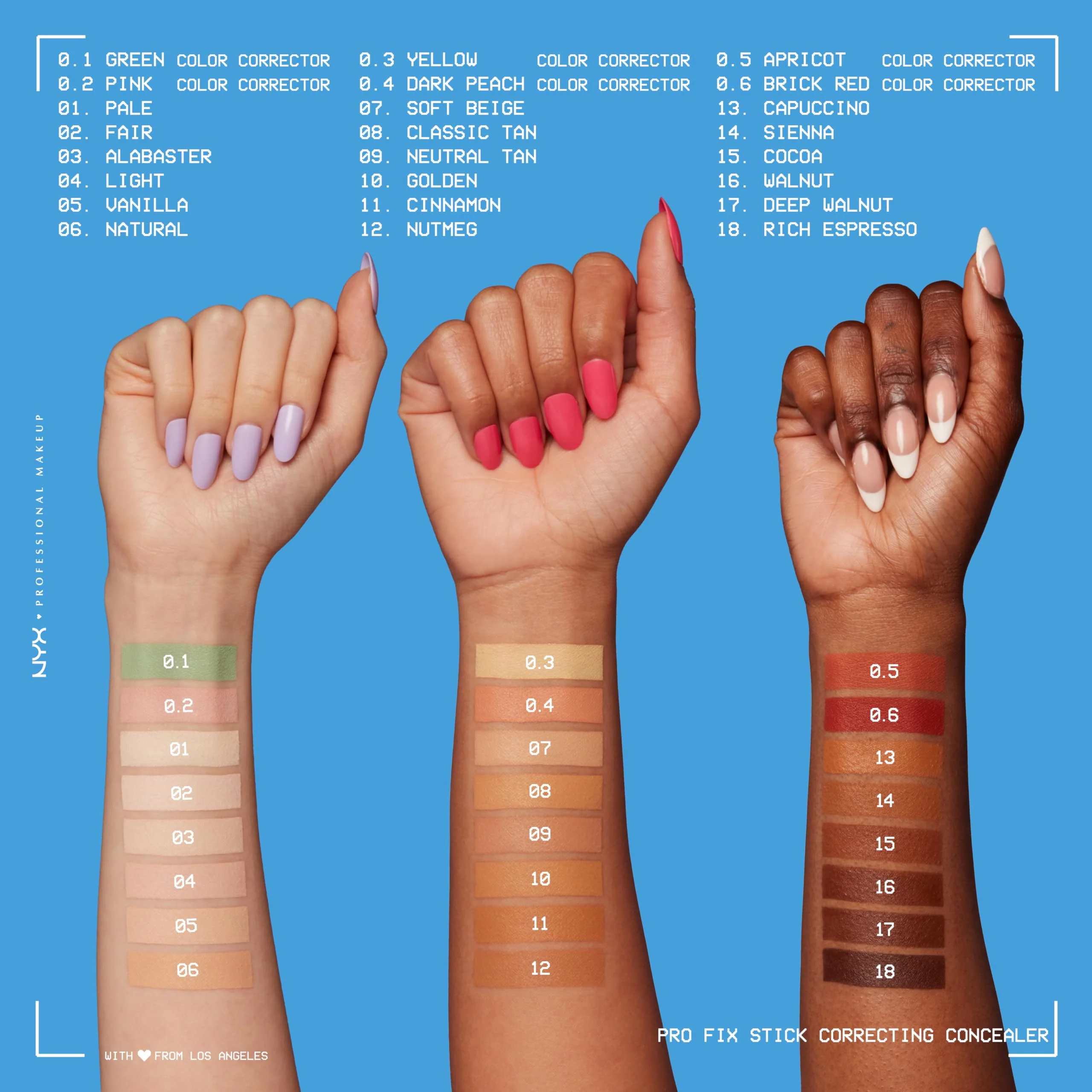 NYX PROFESSIONAL MAKEUP Pro Fix Stick Correcting Concealer, Buildable Medium Coverage Concealer Stick - Golden - Image 3