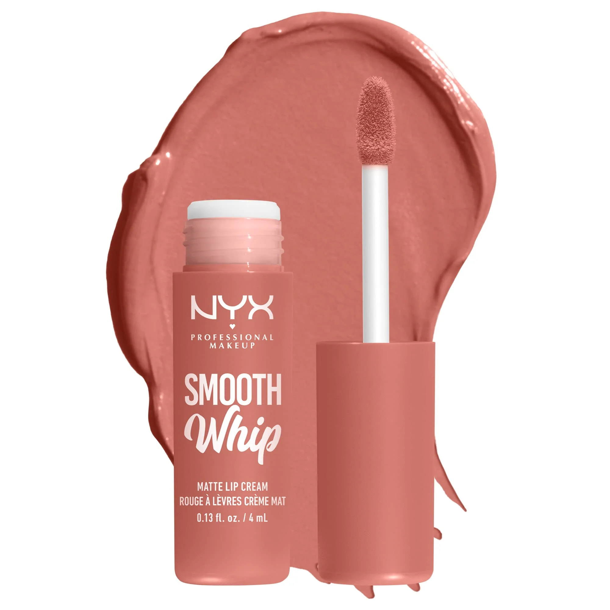 NYX PROFESSIONAL MAKEUP Smooth Whip Matte Lip Cream, Long Lasting, Moisturizing, Vegan Liquid Lipstick - Cheeks (Soft Pinky Nude) - Image 3