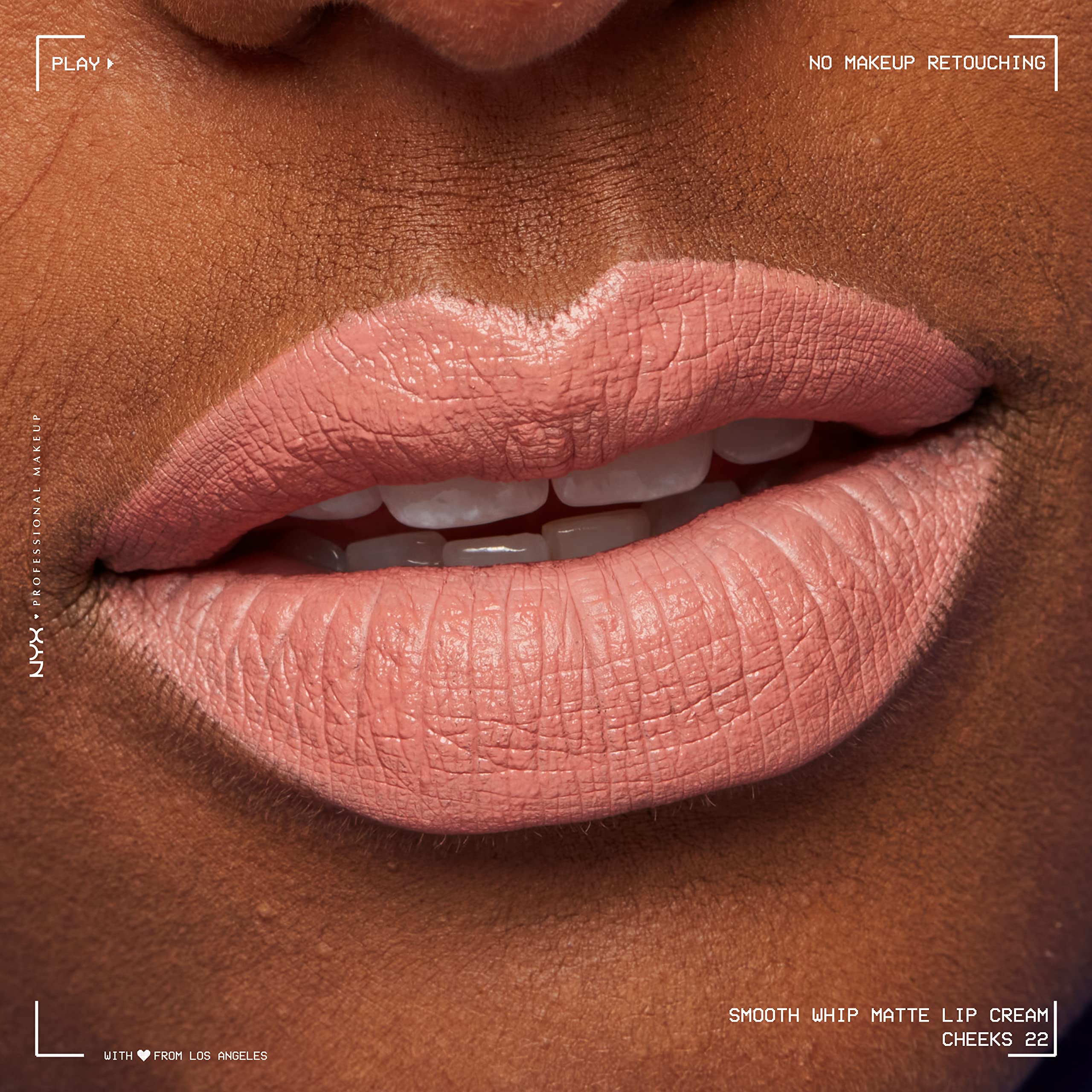 NYX PROFESSIONAL MAKEUP Smooth Whip Matte Lip Cream, Long Lasting, Moisturizing, Vegan Liquid Lipstick - Cheeks (Soft Pinky Nude) - Image 7
