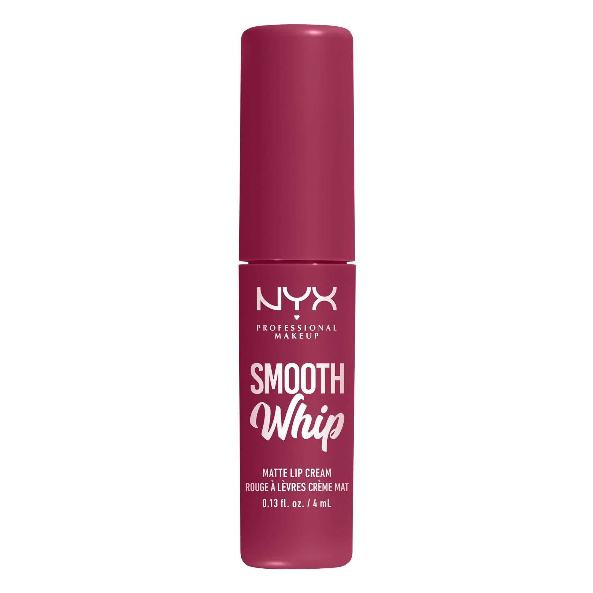 NYX PROFESSIONAL MAKEUP Smooth Whip Matte Lip Cream, Long Lasting, Moisturizing, Vegan Liquid Lipstick - Fuzzy Slippers (Warm Plum) - Image 4
