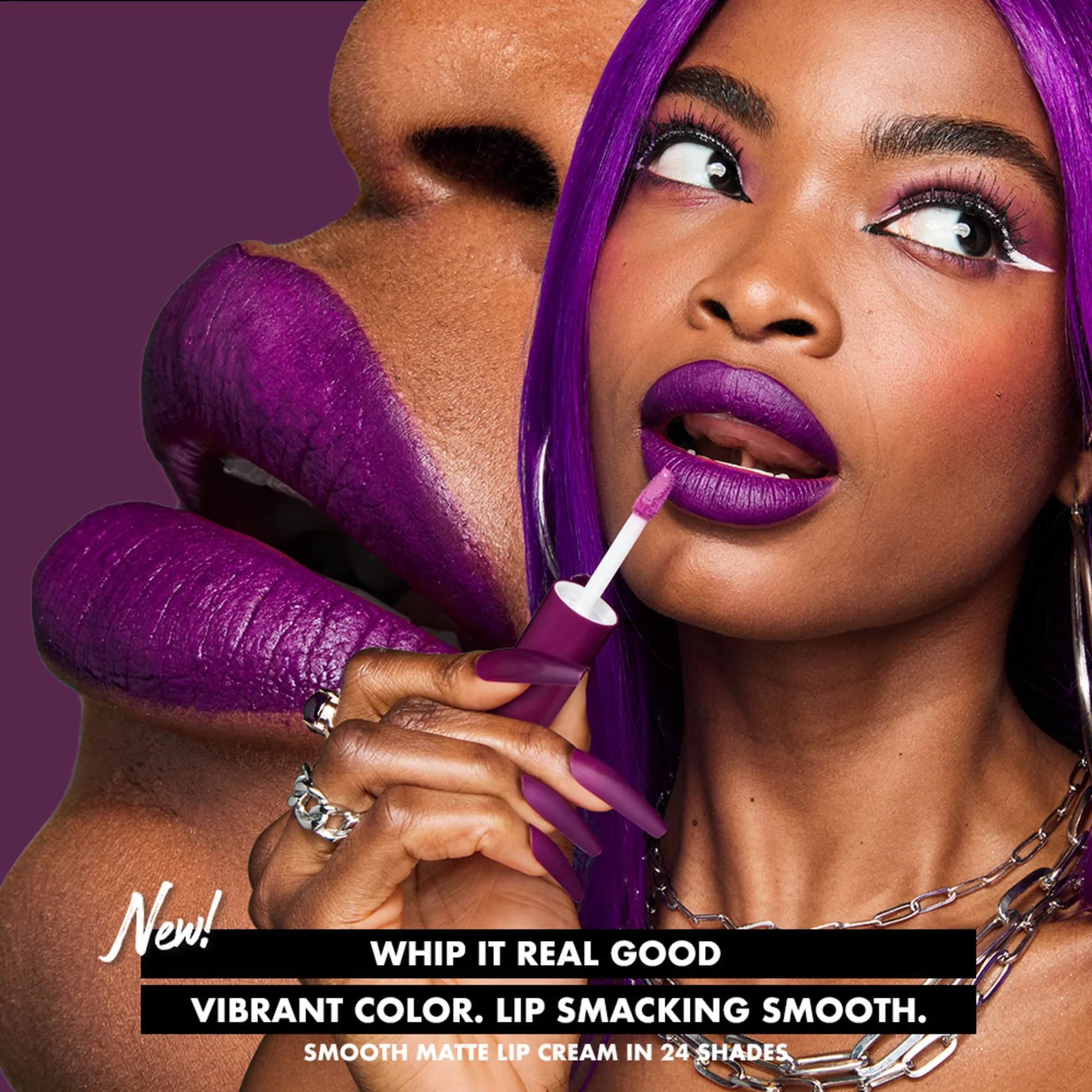 NYX PROFESSIONAL MAKEUP Smooth Whip Matte Lip Cream, Long Lasting, Moisturizing, Vegan Liquid Lipstick - Kitty Belly (Peach Nude) - Image 3