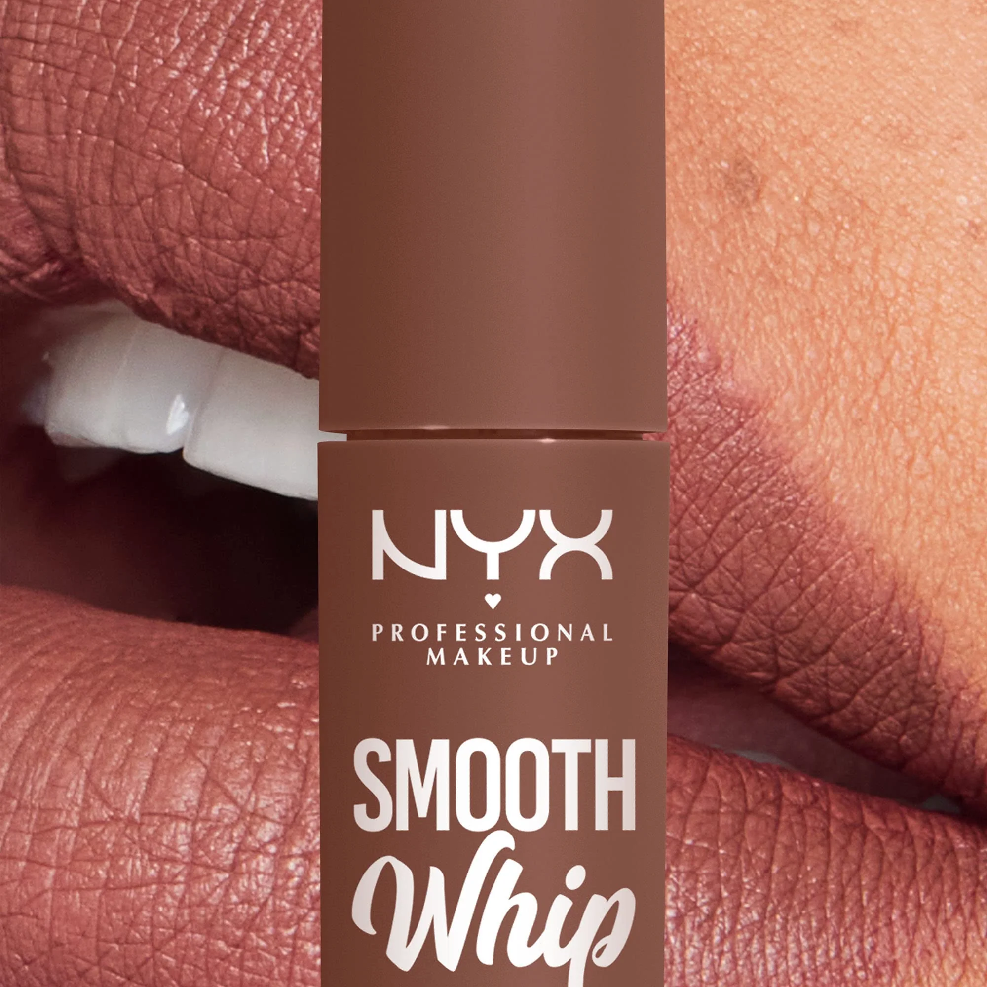 NYX PROFESSIONAL MAKEUP Smooth Whip Matte Lip Cream, Long Lasting, Moisturizing, Vegan Liquid Lipstick - Memory Foam (Cool Caramel) - Image 4