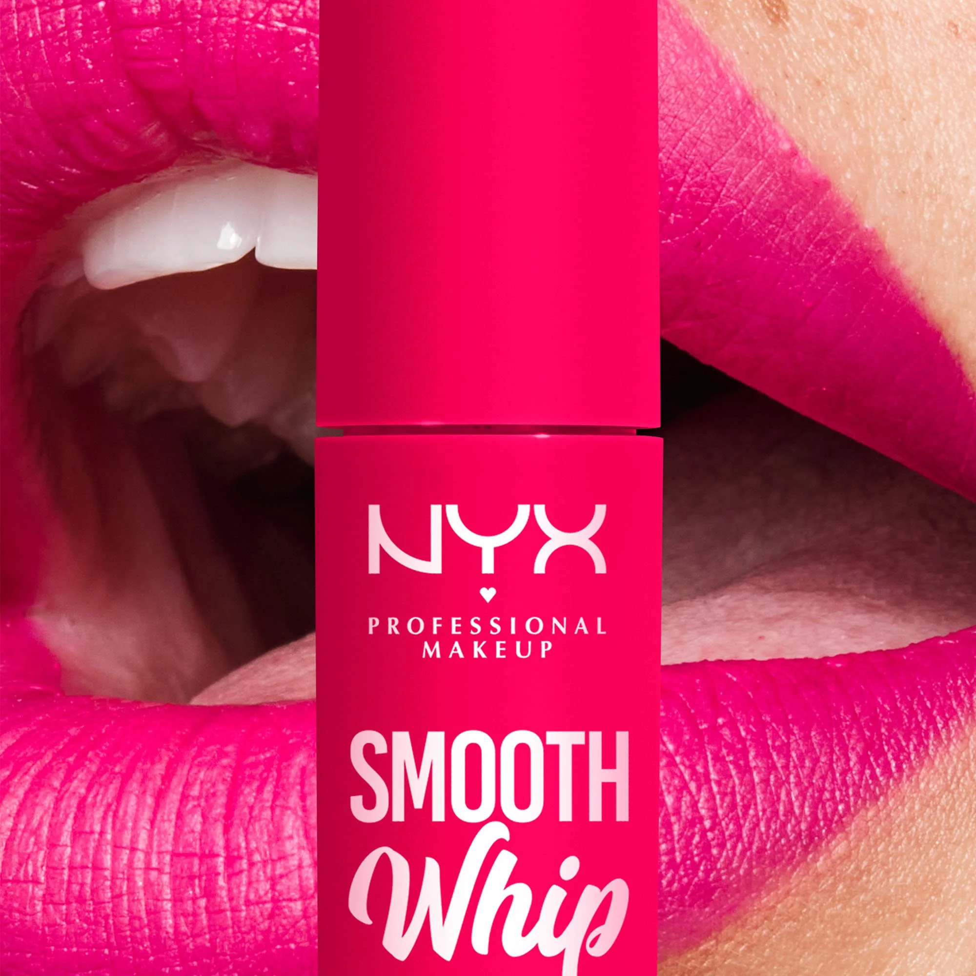 NYX PROFESSIONAL MAKEUP Smooth Whip Matte Lip Cream, Long Lasting, Moisturizing, Vegan Liquid Lipstick - Pillow Fight (Hot Fuschia) - Image 4