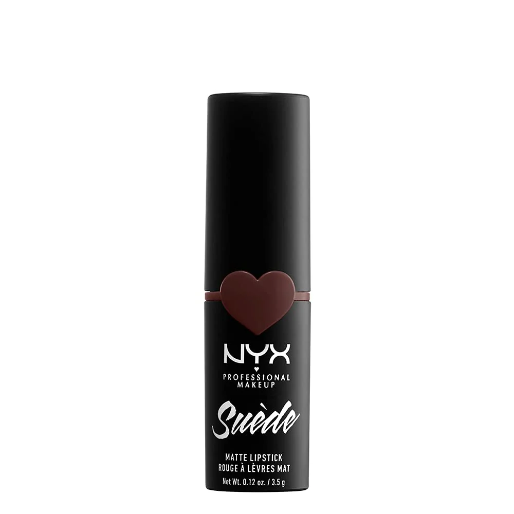 NYX PROFESSIONAL MAKEUP Suede Matte Lipstick, Vegan Formula - Cold Brew (True Brown) - Image 2