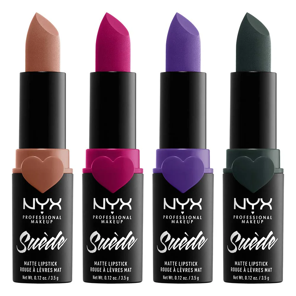NYX PROFESSIONAL MAKEUP Suede Matte Lipstick, Vegan Formula - Cold Brew (True Brown) - Image 3
