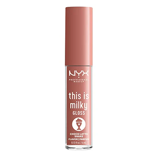 NYX PROFESSIONAL MAKEUP This Is Milky Gloss, Lip Gloss with 12 Hour Hydration, Vegan - Choco Latte Shake (Milk Chocolate) - Image 3