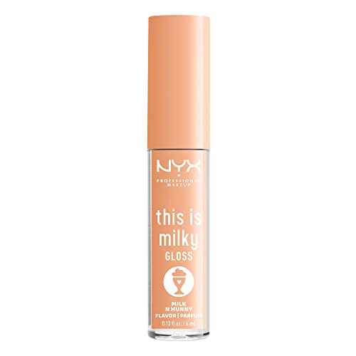 NYX PROFESSIONAL MAKEUP This Is Milky Gloss, Lip Gloss with 12 Hour Hydration, Vegan - Milk & Hunny (Honey Nude) - Image 3