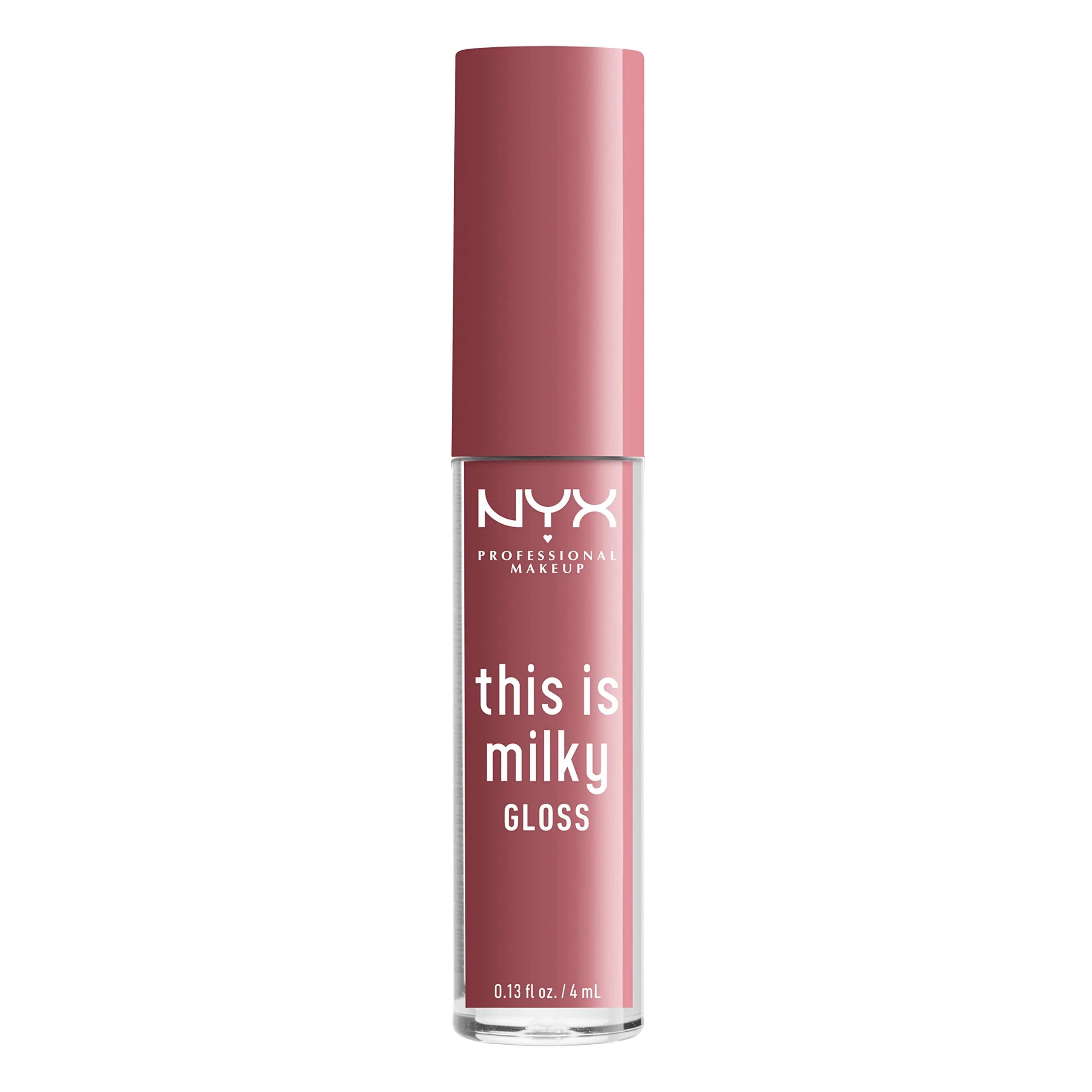 NYX PROFESSIONAL MAKEUP This Is Milky Gloss, Vegan Lip Gloss, 12 Hour Hydration - Cherry Skimmed (Dusty Pink Mauve) - Image 4