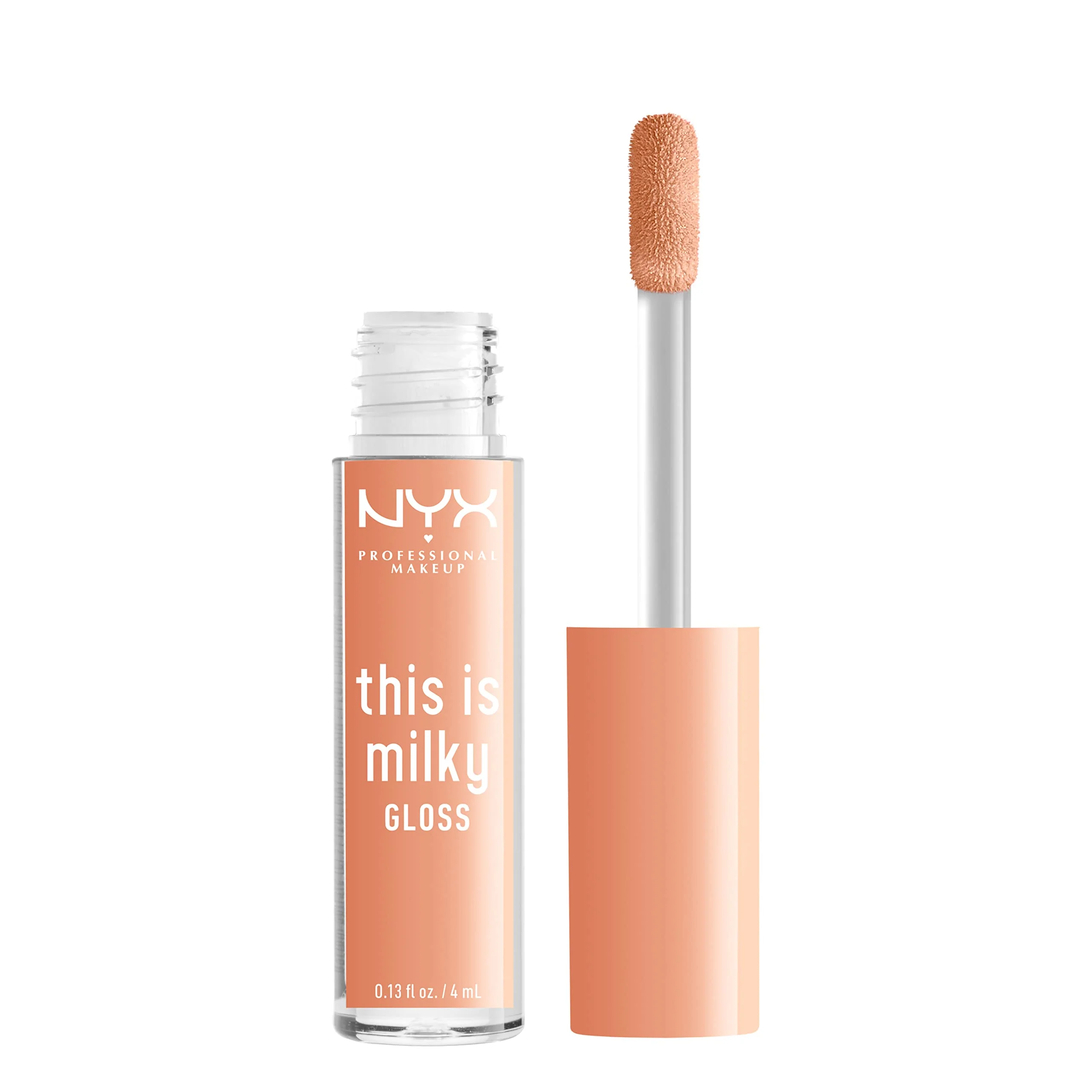 NYX PROFESSIONAL MAKEUP This Is Milky Gloss, Vegan Lip Gloss, 12 Hour Hydration - Milk & Hunny (Sheer Light Honey) - Image 2