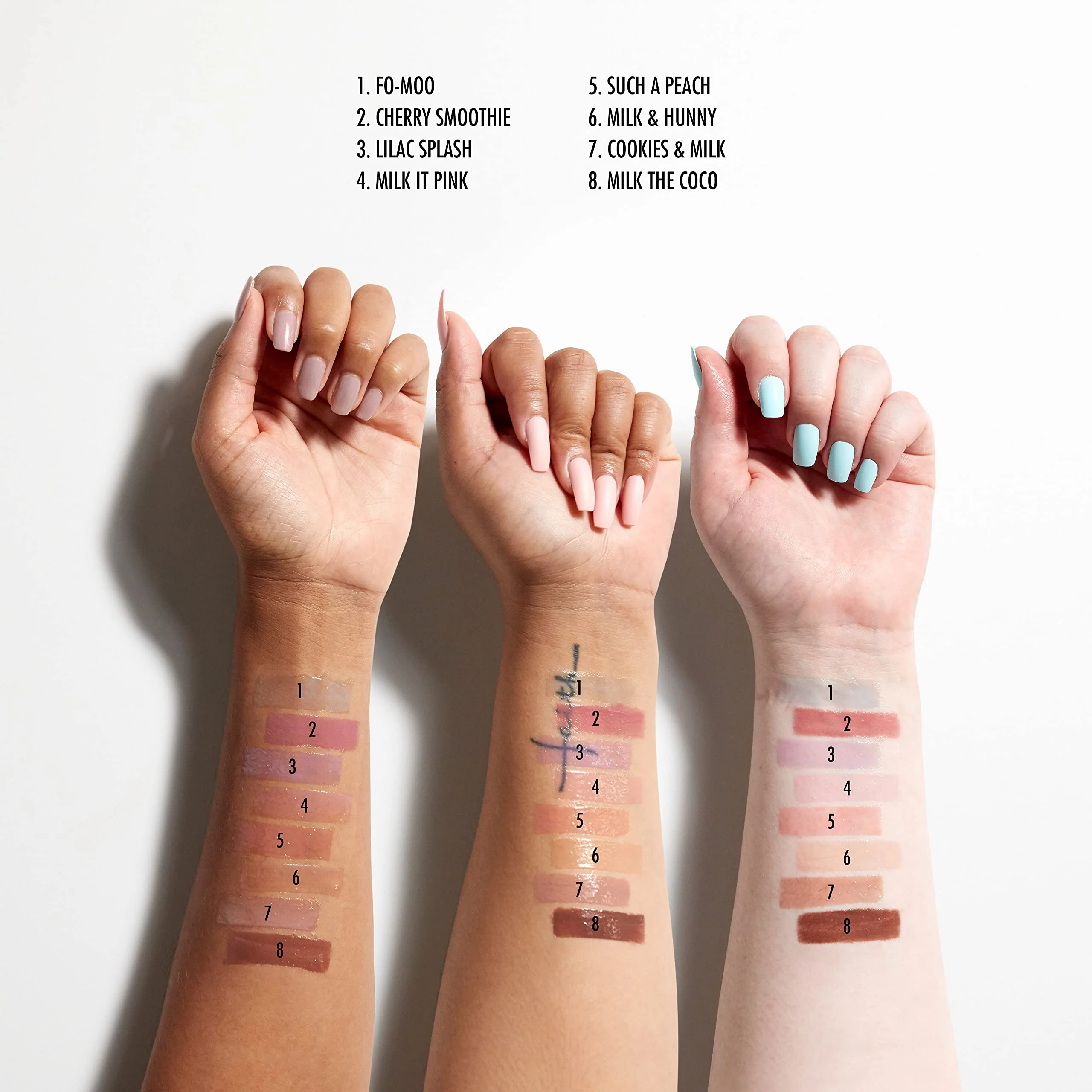 NYX PROFESSIONAL MAKEUP This Is Milky Gloss, Vegan Lip Gloss, 12 Hour Hydration - Milk It Pink (Sheer Baby Pink) - Image 5