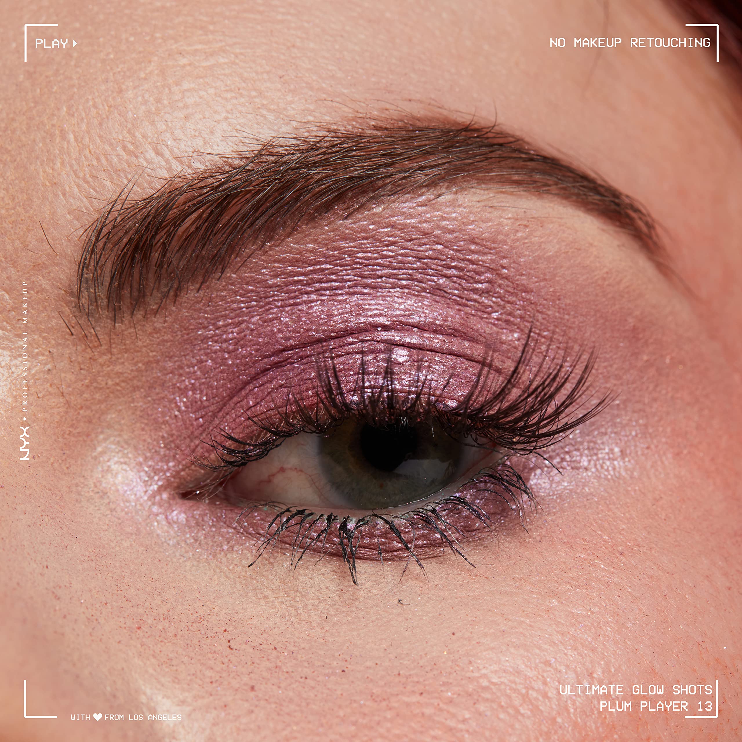 NYX PROFESSIONAL MAKEUP Ultimate Glow Shots, Liquid Eyeshadow, Long-Lasting Shimmer Eye Shadow with Vitamin C - Plum Player - Image 6