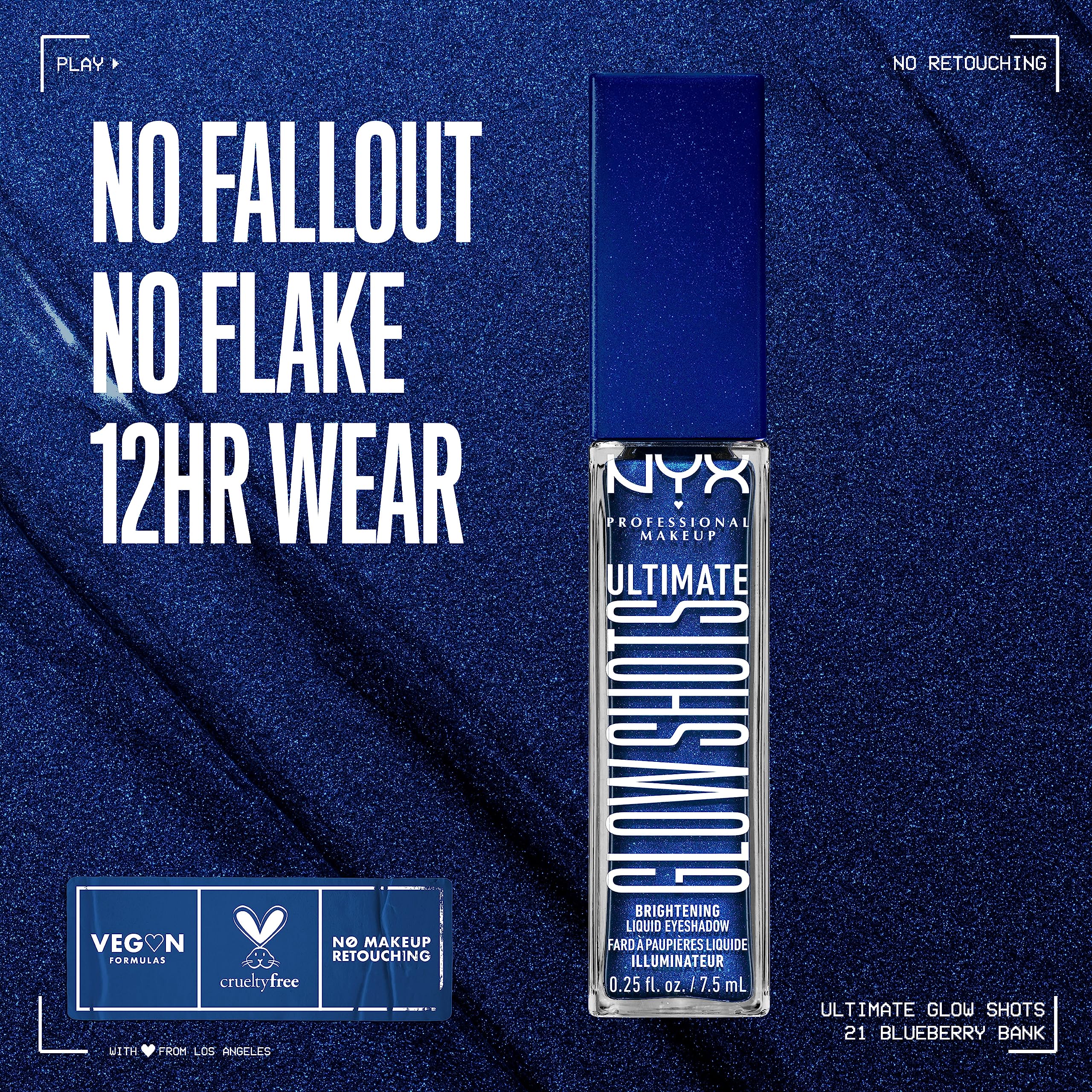 NYX PROFESSIONAL MAKEUP, Ultimate Glowshots Vivid Rich - Blueberry Bank - Image 6